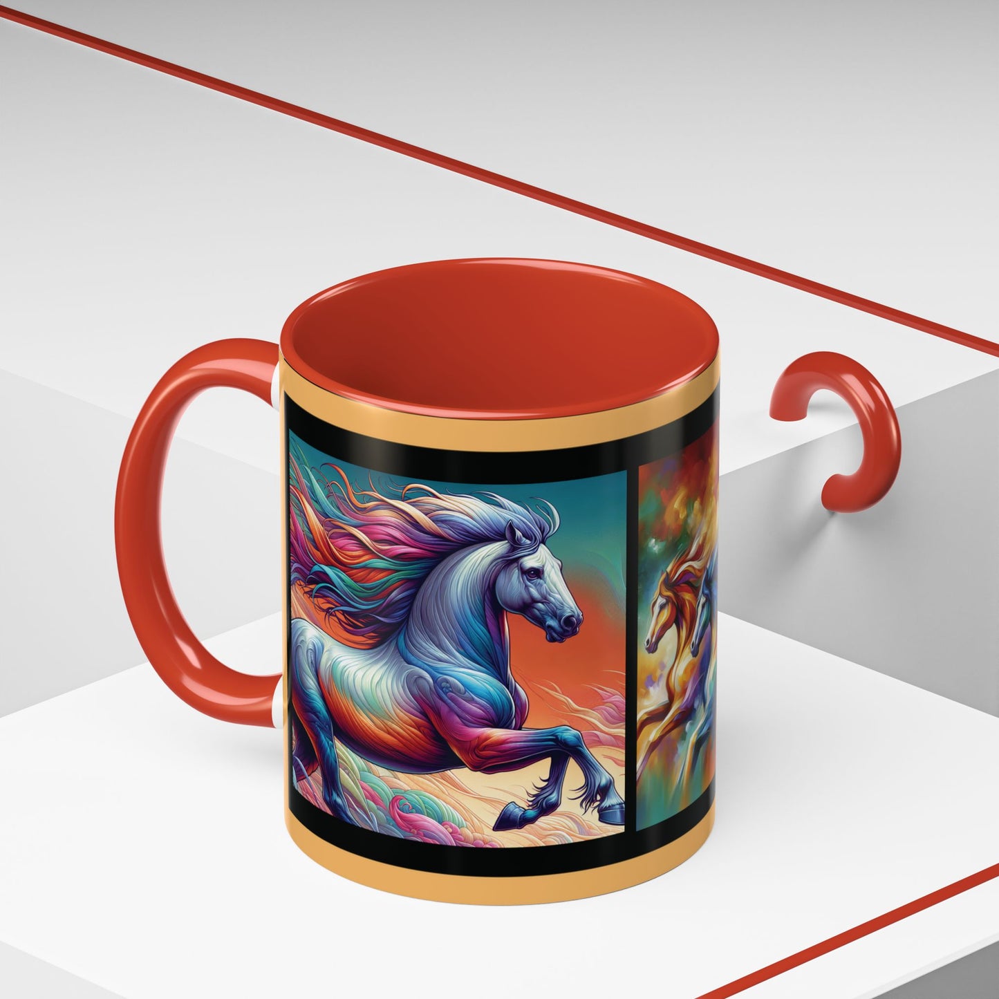 Coffee Mug Cloud Horses 11oz, 15oz