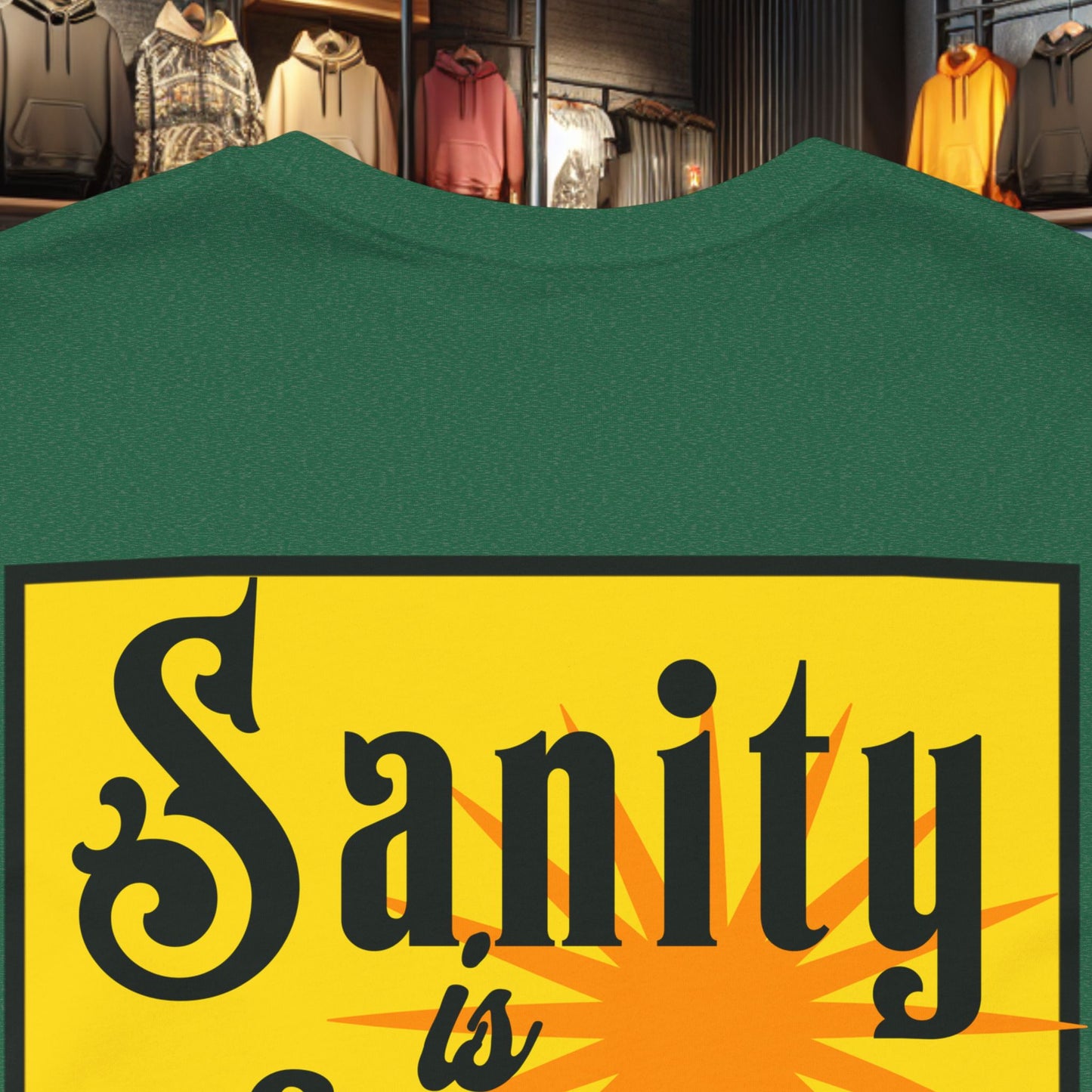 Relaxed Vibes Unisex Tee - Sanity Is Someone Else's Problem
