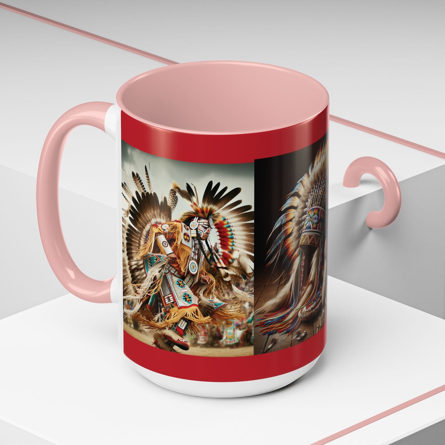 Mug- Native Dancer - Coffee Mug (11 oz, 15 oz) (AOP)