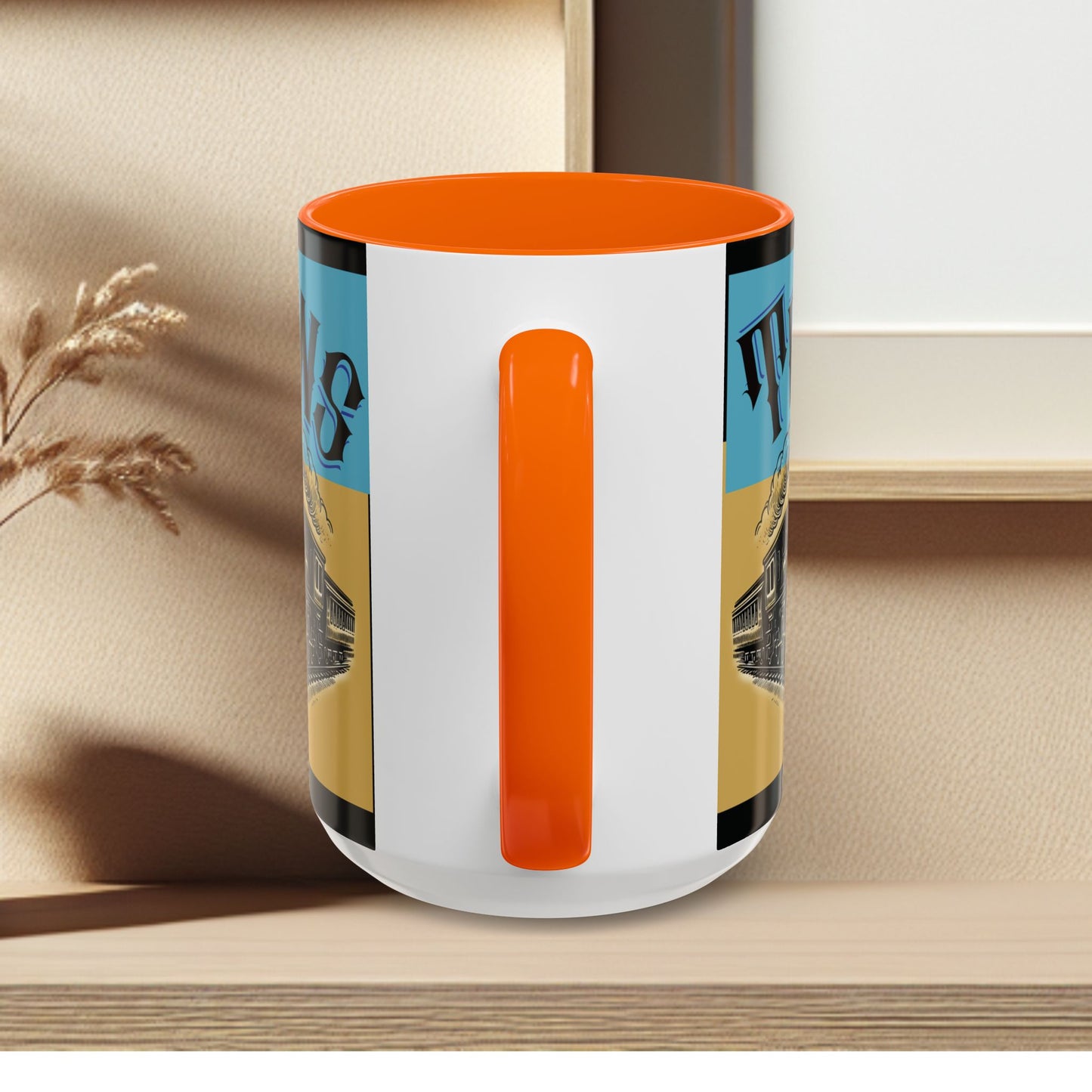 Mug-Trains Accent Coffee Mug