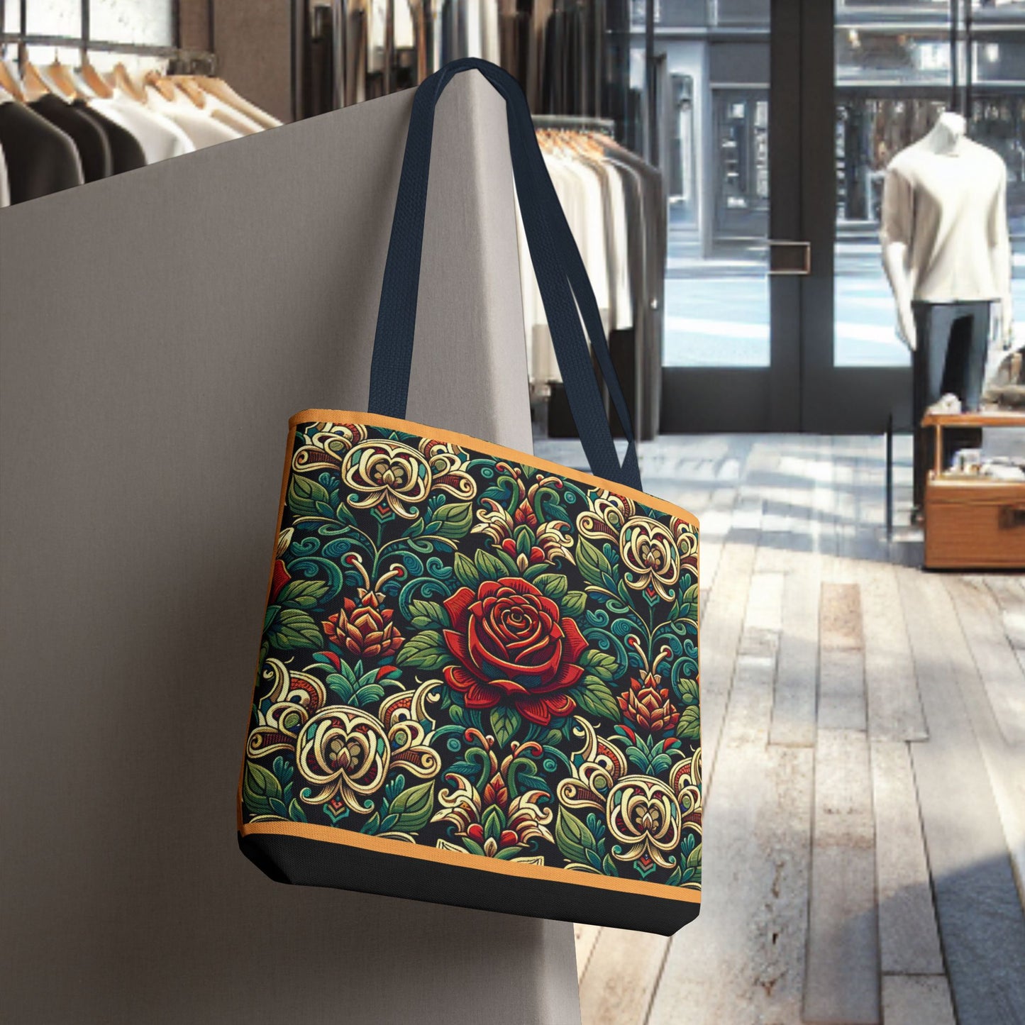 Tote Bag-Rose Garden -Tote Bag