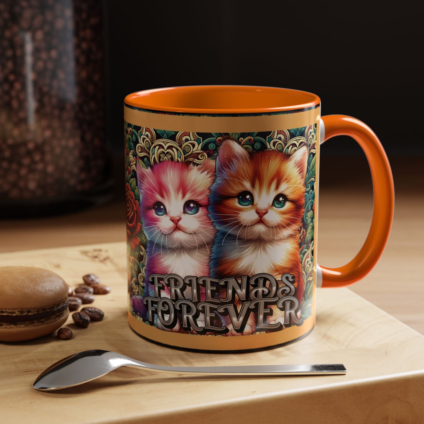 Coffee Mug Kittens Friends Forever
