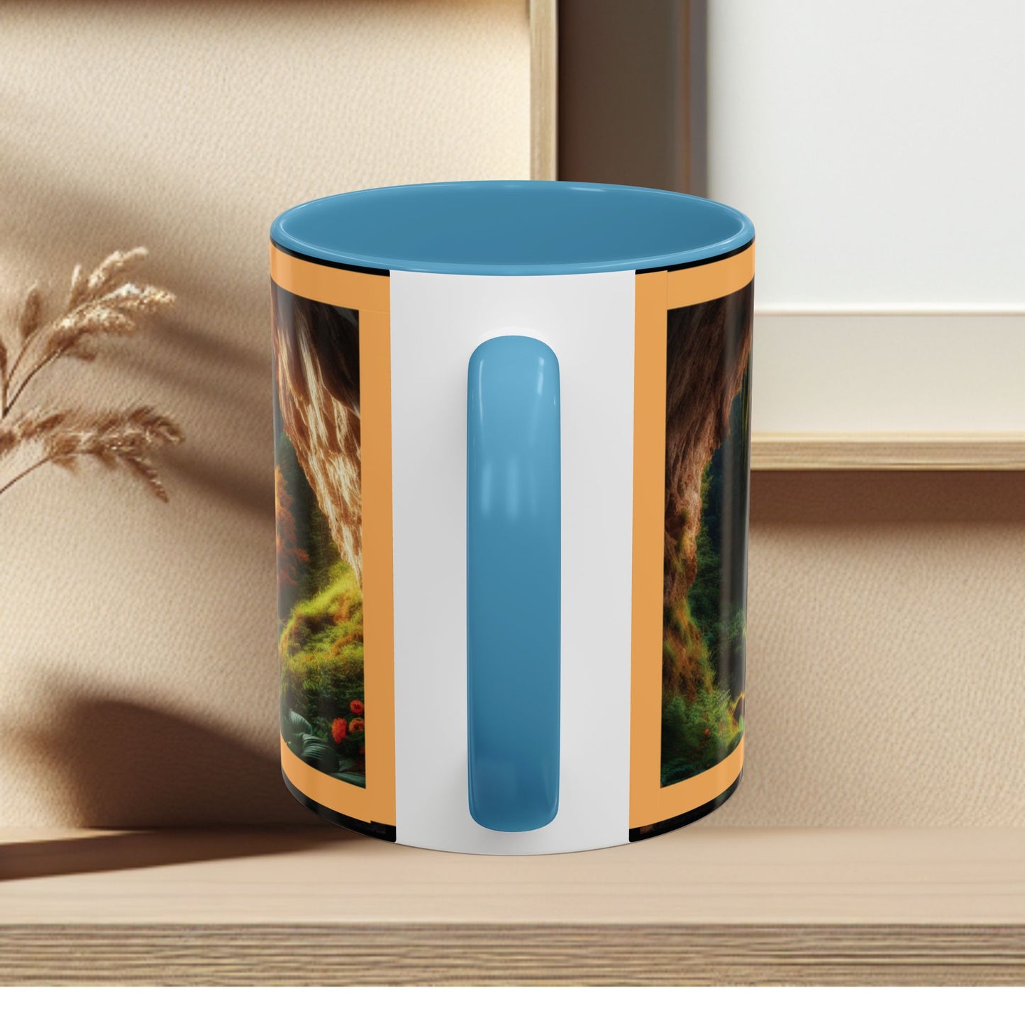Mug: By the River-Accent Coffee Mug (11oz, 15oz)