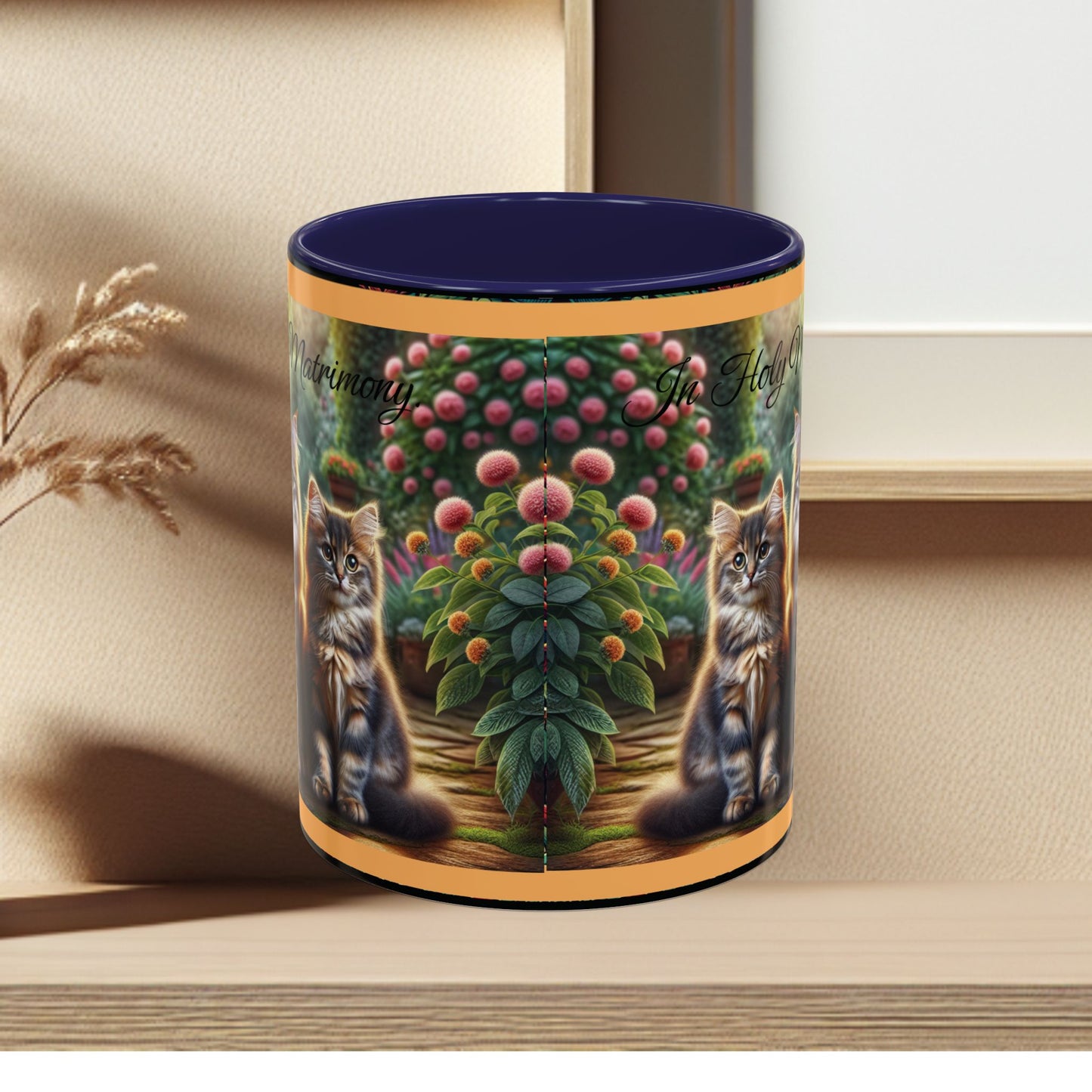 Coffee Mug Cat Wedding