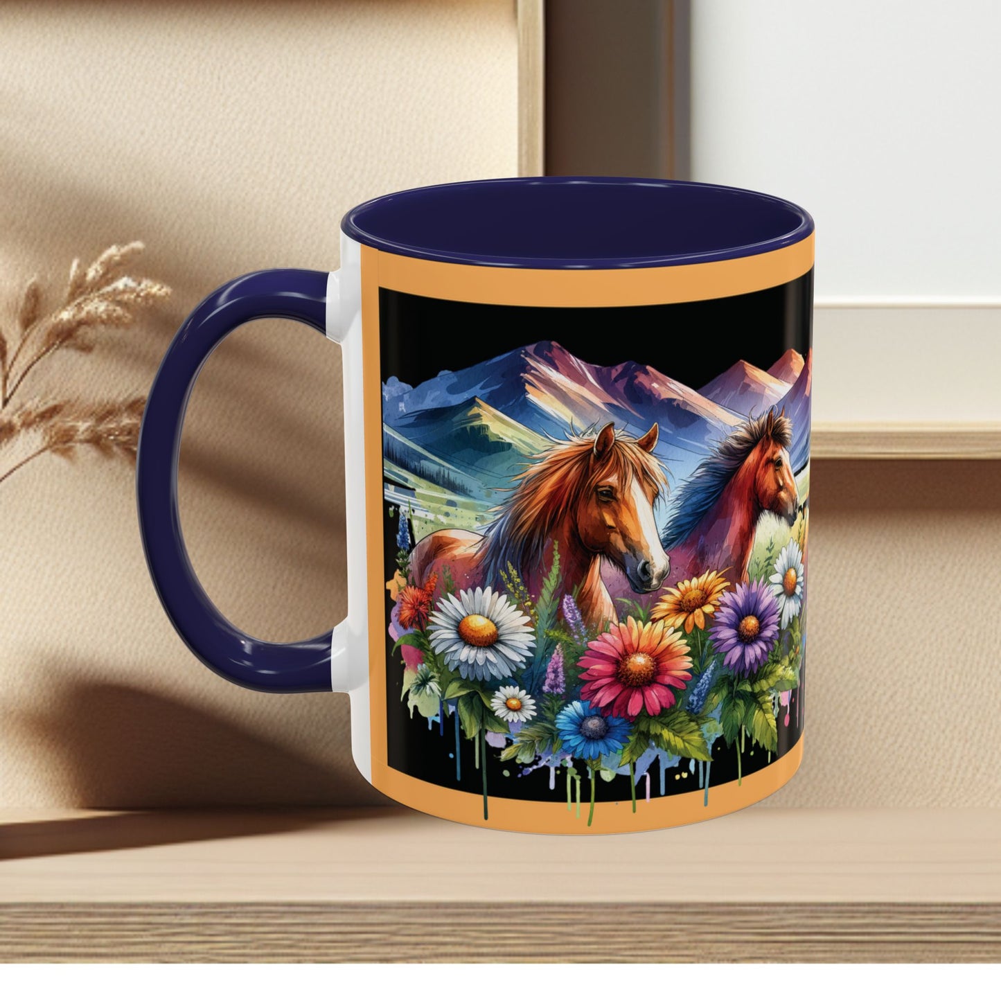 Mug Coffee Wild Horses 11oz 15oz