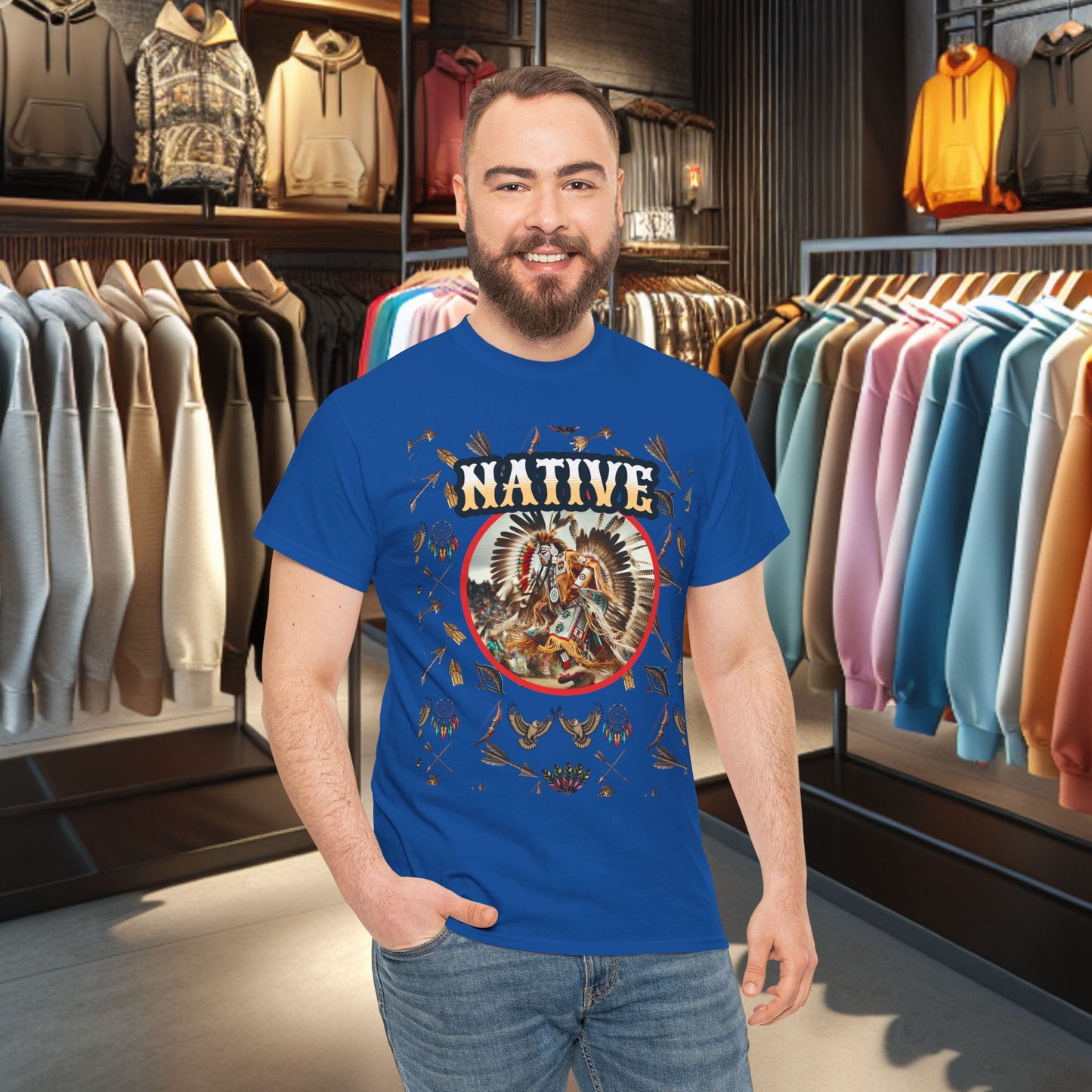 Men's Native - American Native Dancer Tee