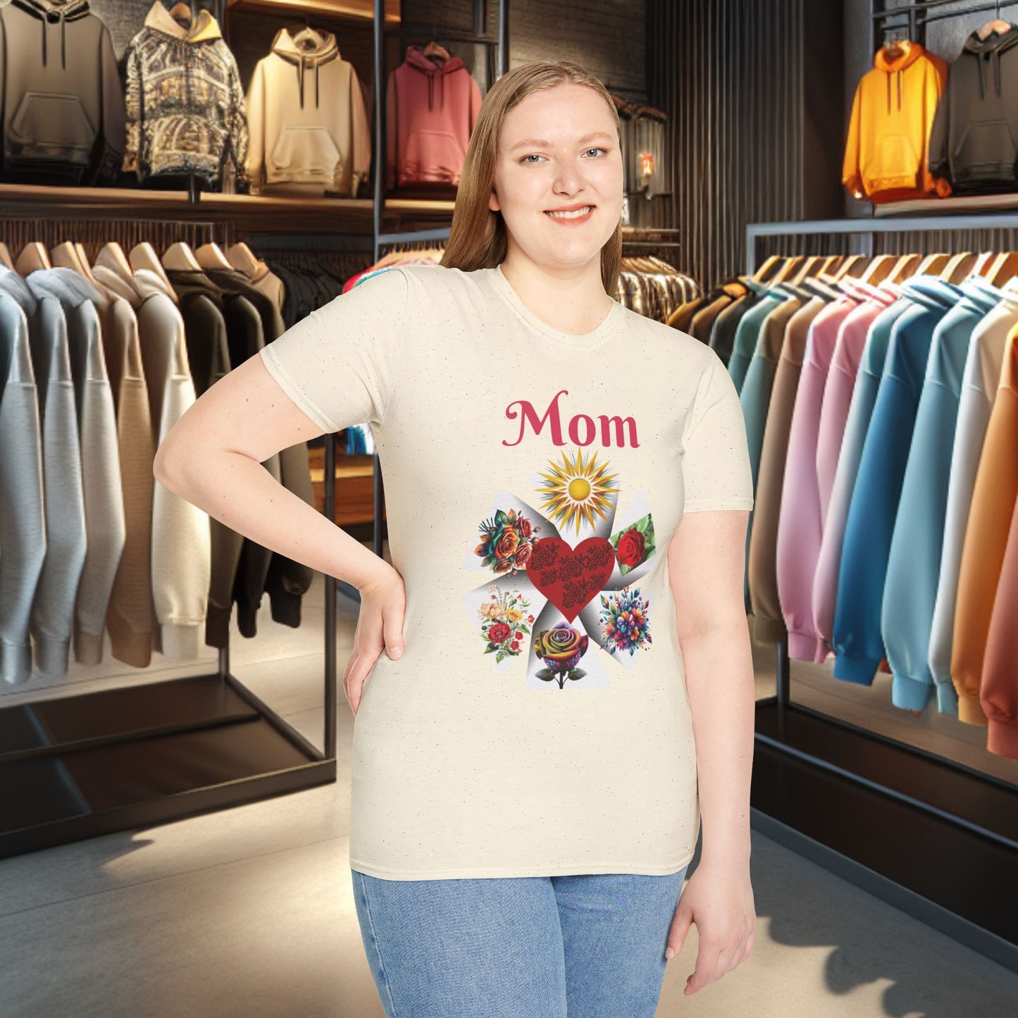 Mom-Themed T-Shirt | Muther Gift, Spring Outfit, Mother Apparel