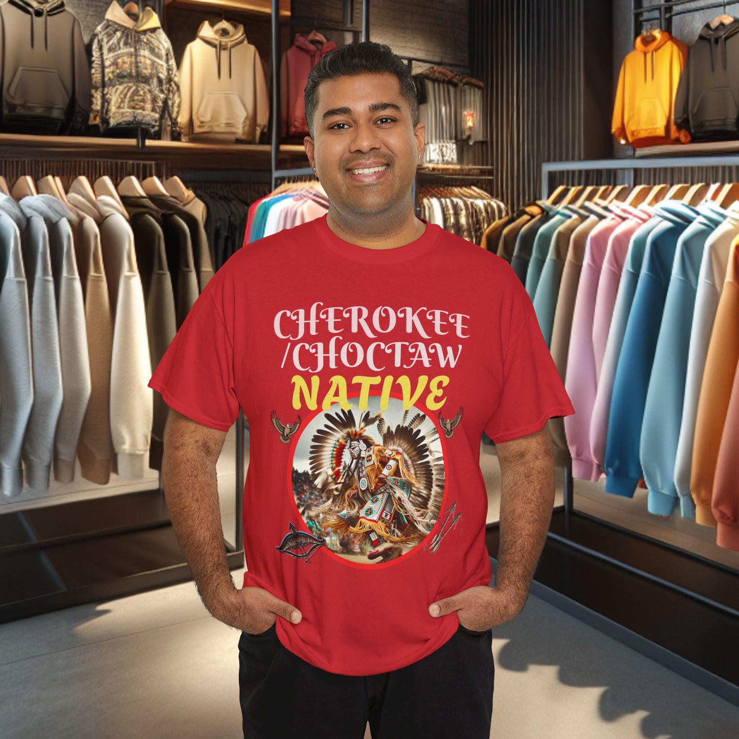 Cherokee / Choctaw Native- Heavy Cotton Tee