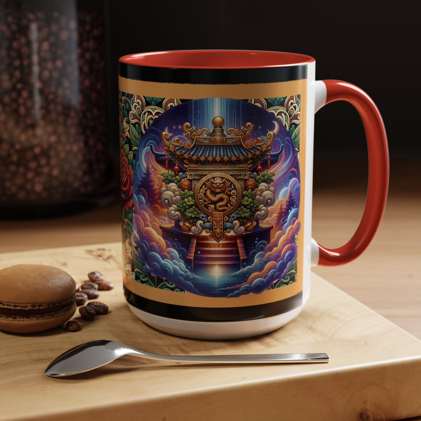 Mug Mystic Temple Rose Coffee Mug 11oz 15oz