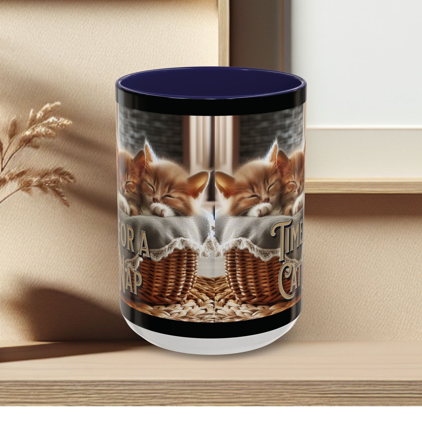 Coffee Mug - Time for a Cat Nap Accent (11, 15oz)