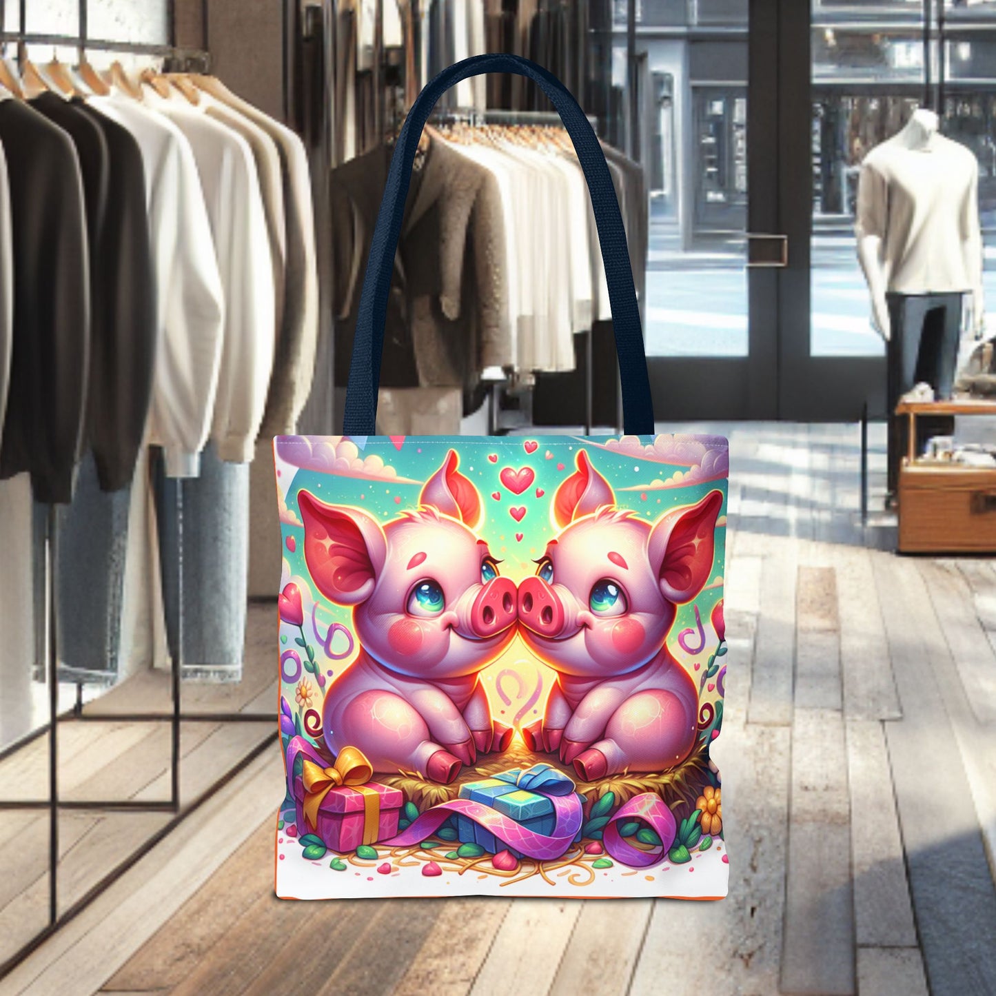 Pig Tote Bag - Perfect for Animal Lovers and Gift Giving