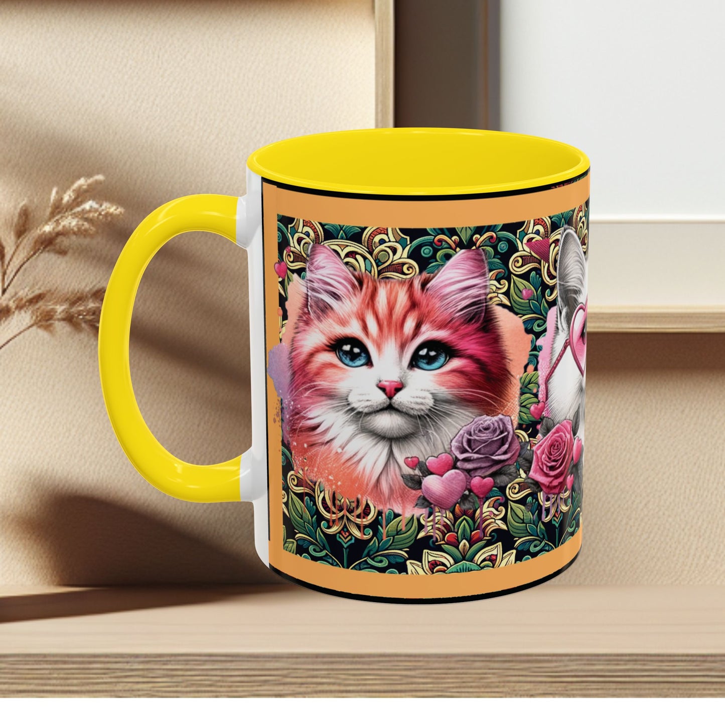 Coffee Mug Kittens Friends