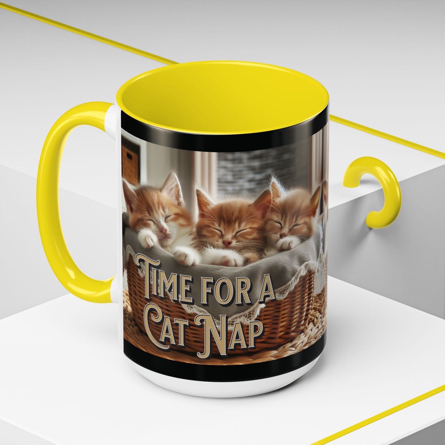 Coffee Mug - Time for a Cat Nap Accent (11, 15oz)