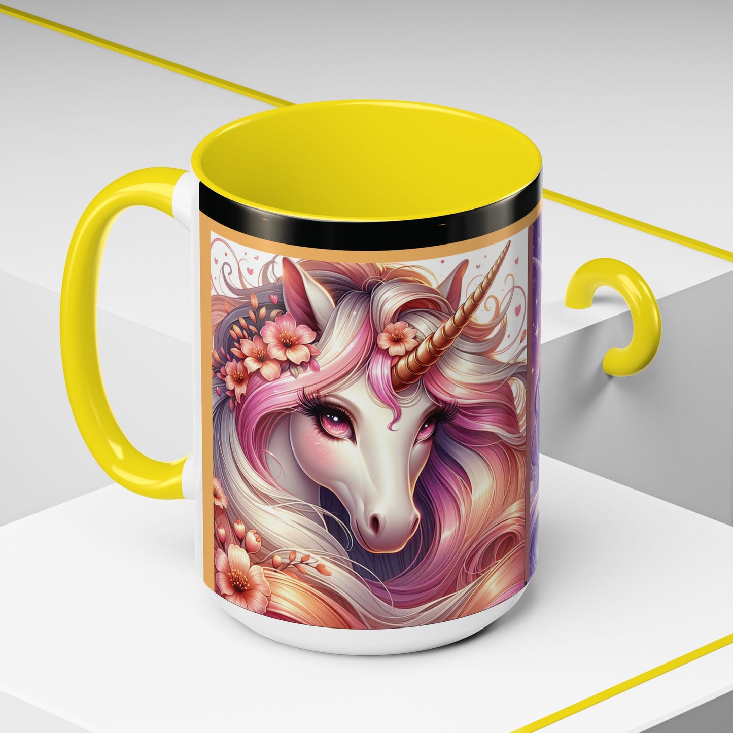 Mug Coffee Unicorns Night and Day - 11oz, 15oz