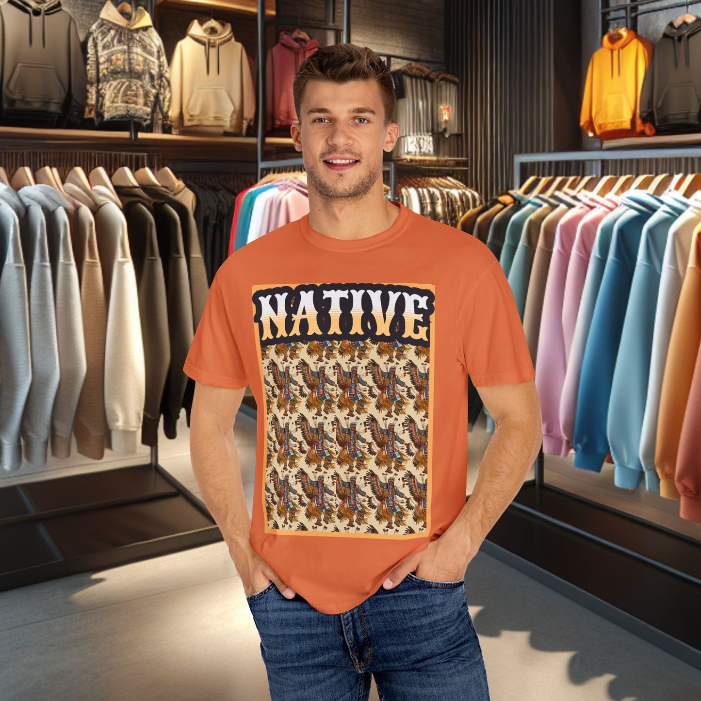 Unisex T-shirt - POW-WOW Native Dancers - Tee Shirt-