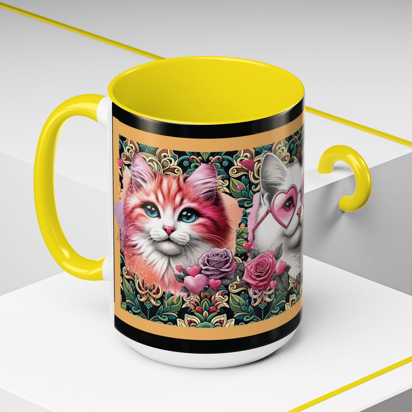 Coffee Mug Kittens Friends