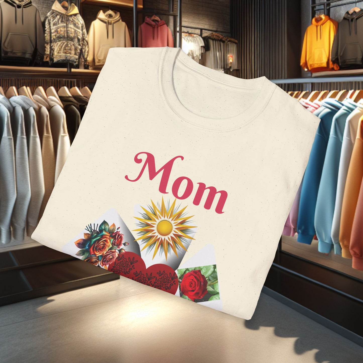 Mom-Themed T-Shirt | Muther Gift, Spring Outfit, Mother Apparel