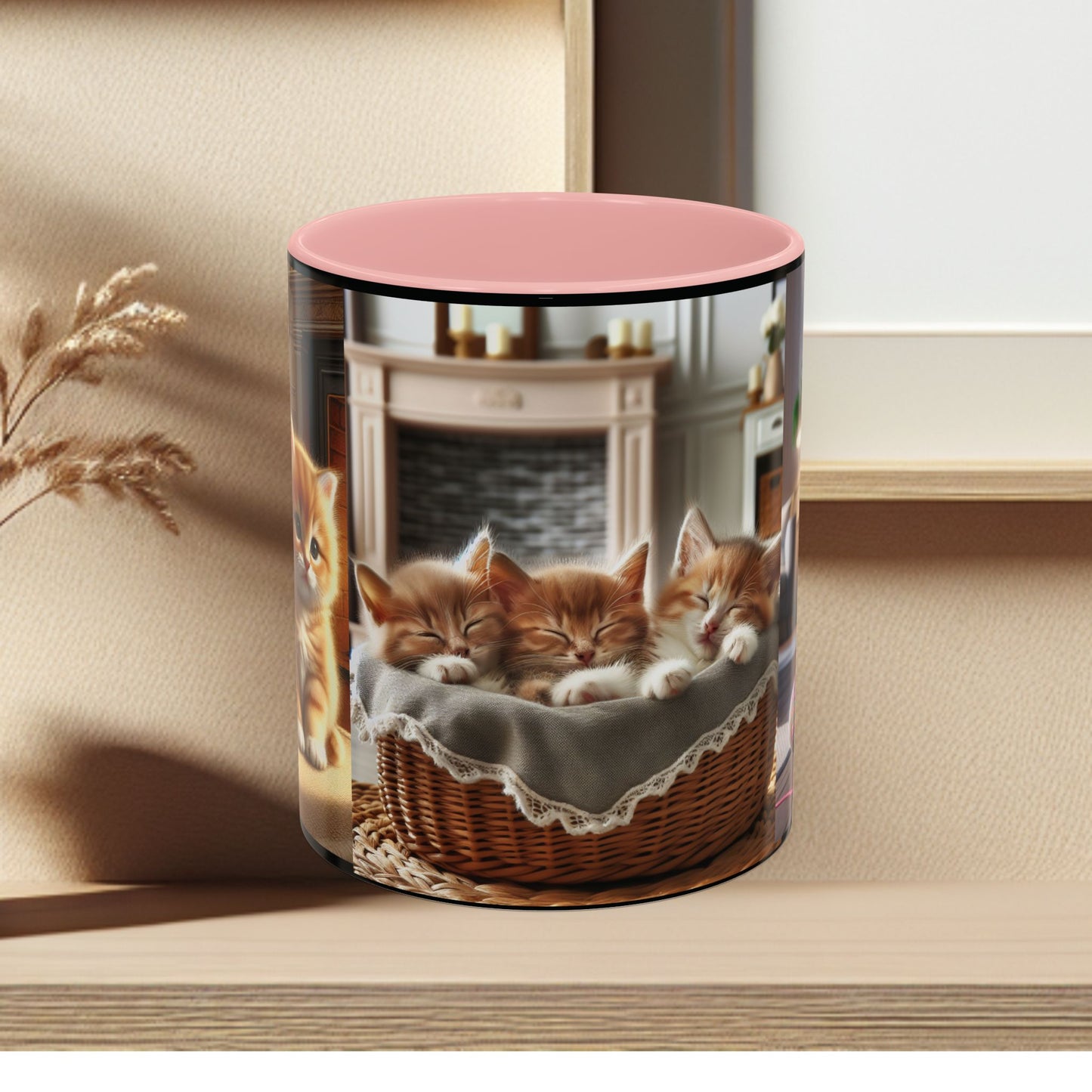 Mug- Kittens - Accent Coffee Mug (11oz, 15oz) (AOP)