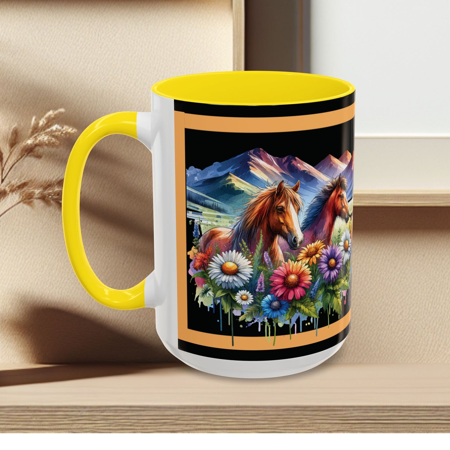 Mug Coffee Wild Horses 11oz 15oz