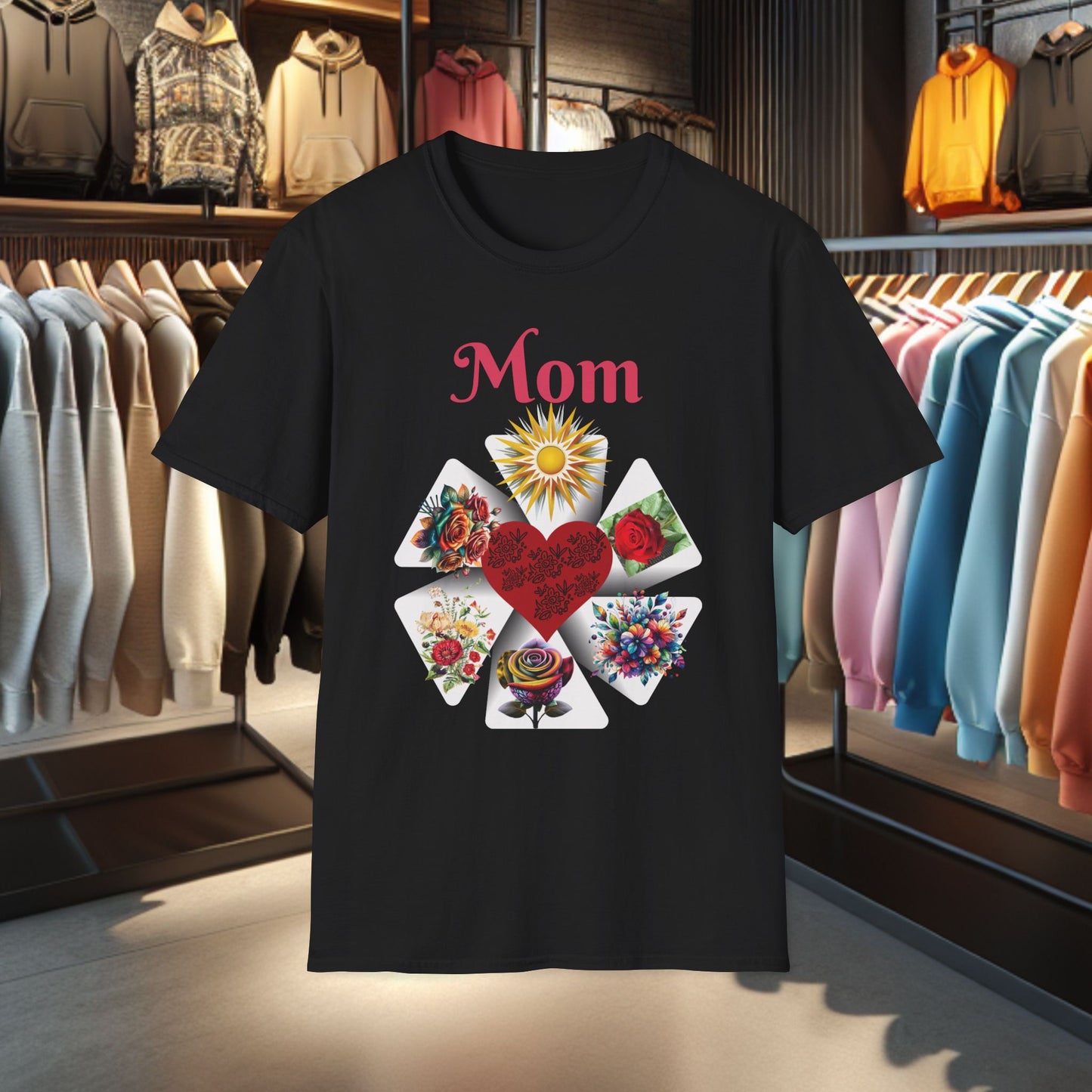 Mom-Themed T-Shirt | Muther Gift, Spring Outfit, Mother Apparel