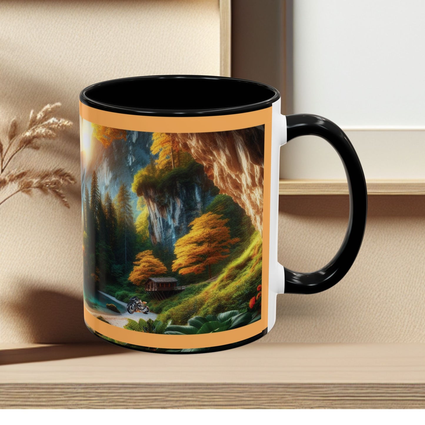Mug: By the River-Accent Coffee Mug (11oz, 15oz)