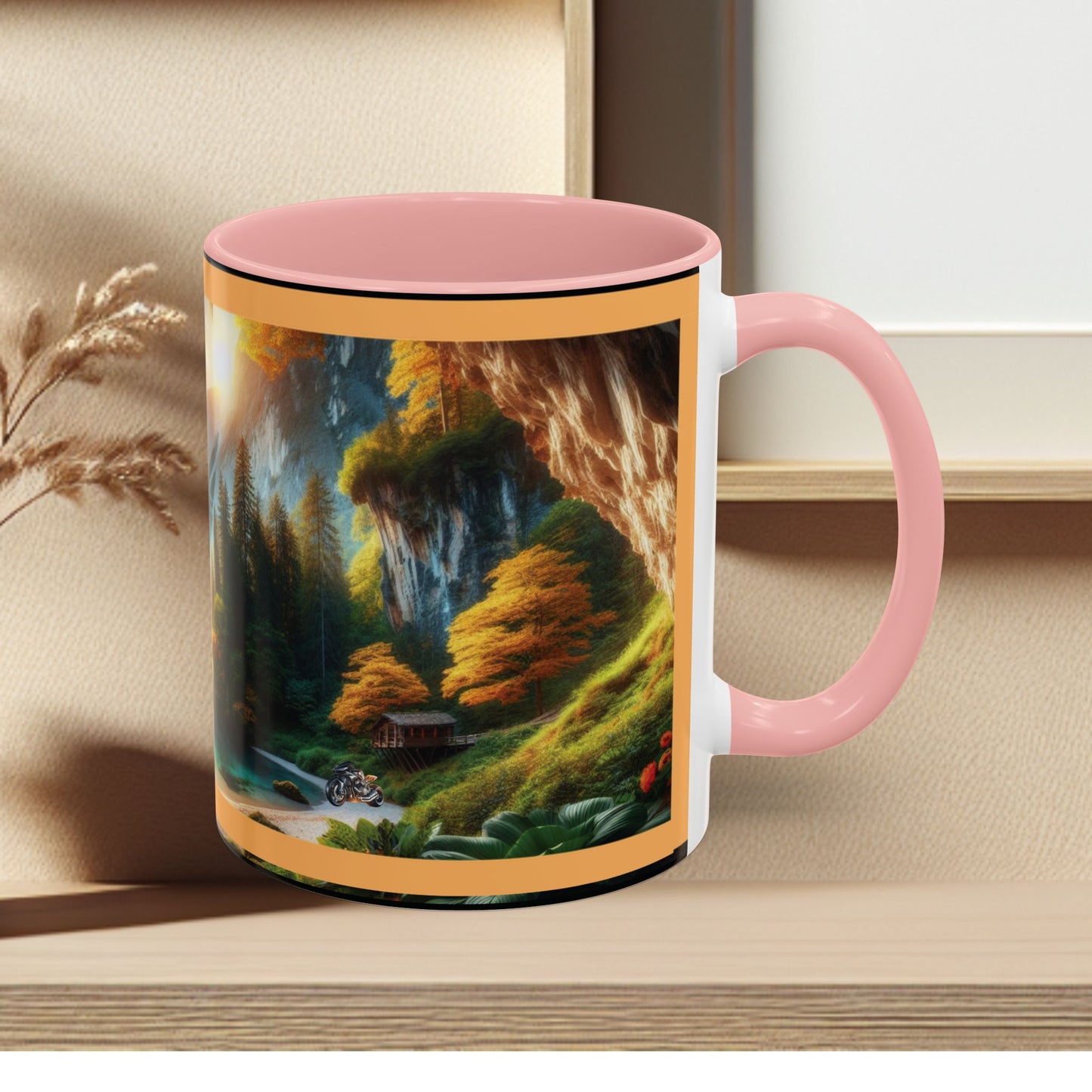 Mug: By the River-Accent Coffee Mug (11oz, 15oz)