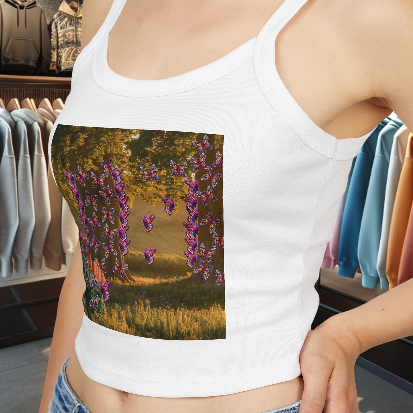 Butterfly Forest Tank Top