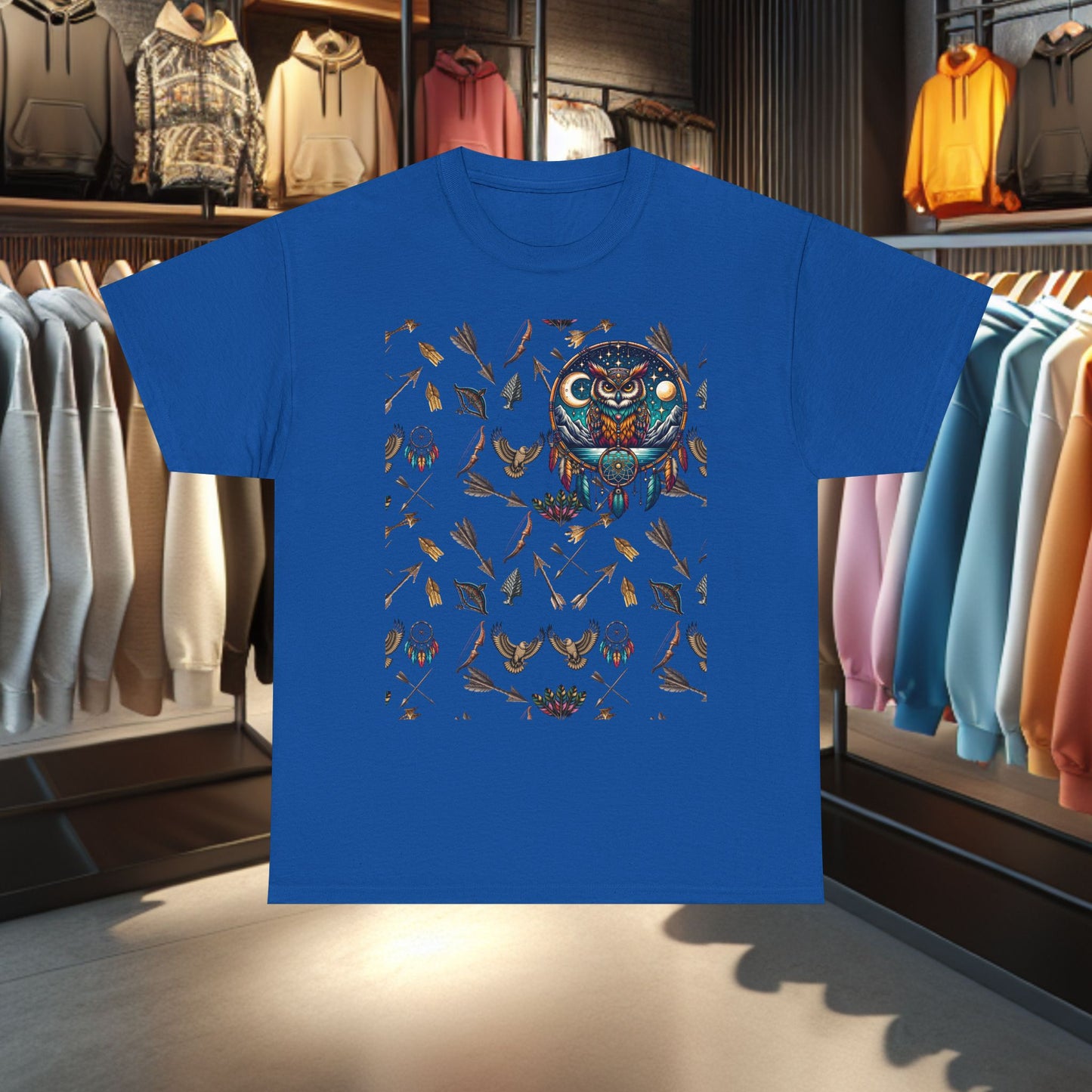 Men's Owl Dreamcatcher Graphic Tee,