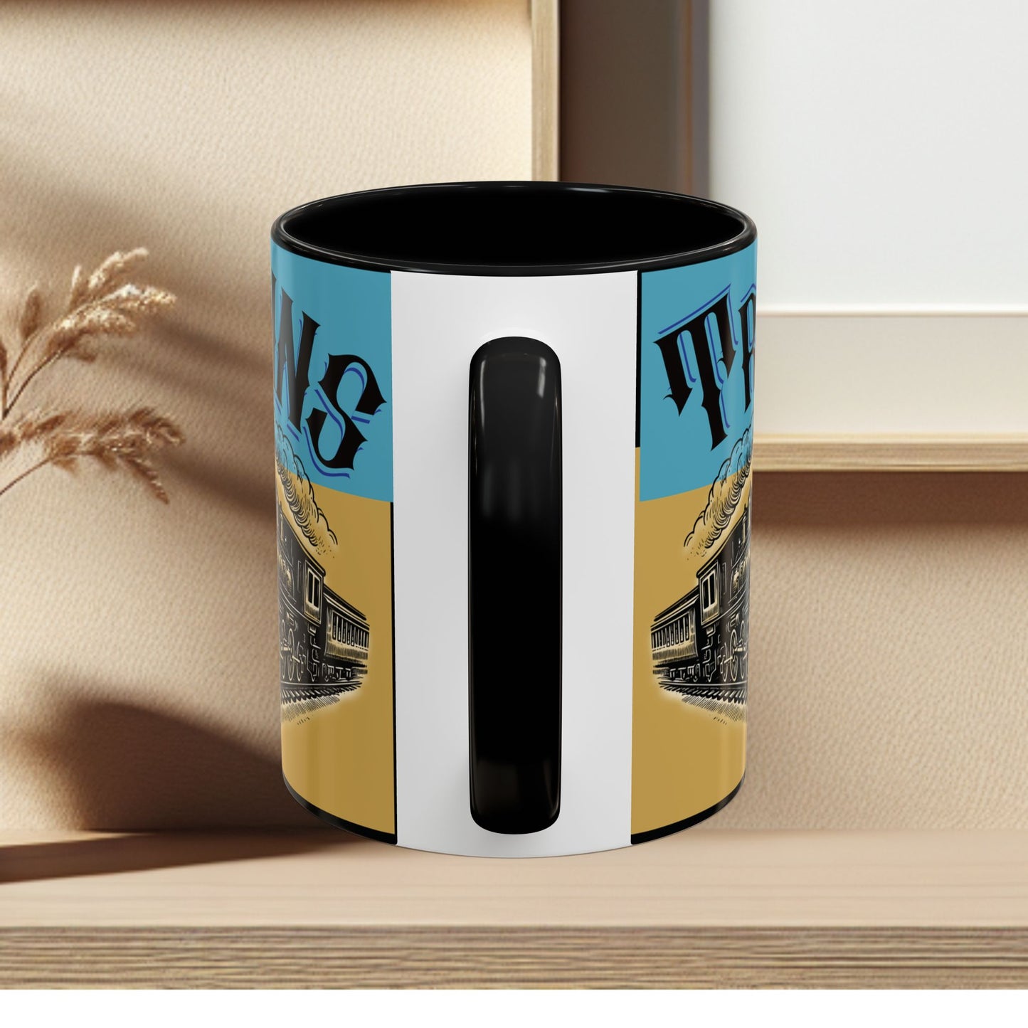 Mug-Trains Accent Coffee Mug