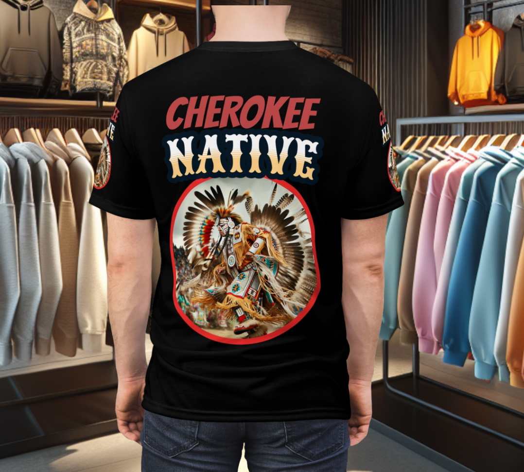 Cherokee Native Tee Black