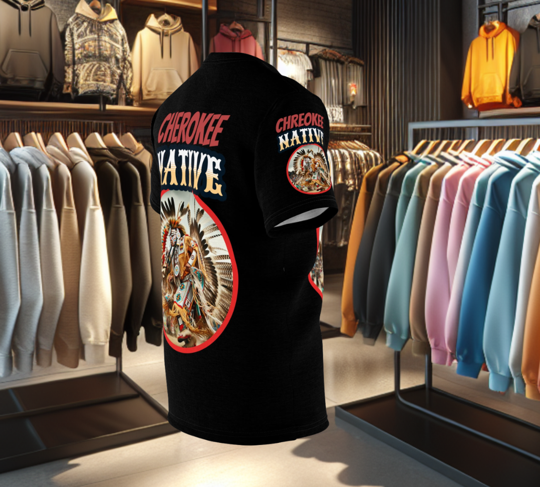 Cherokee Native Tee Black