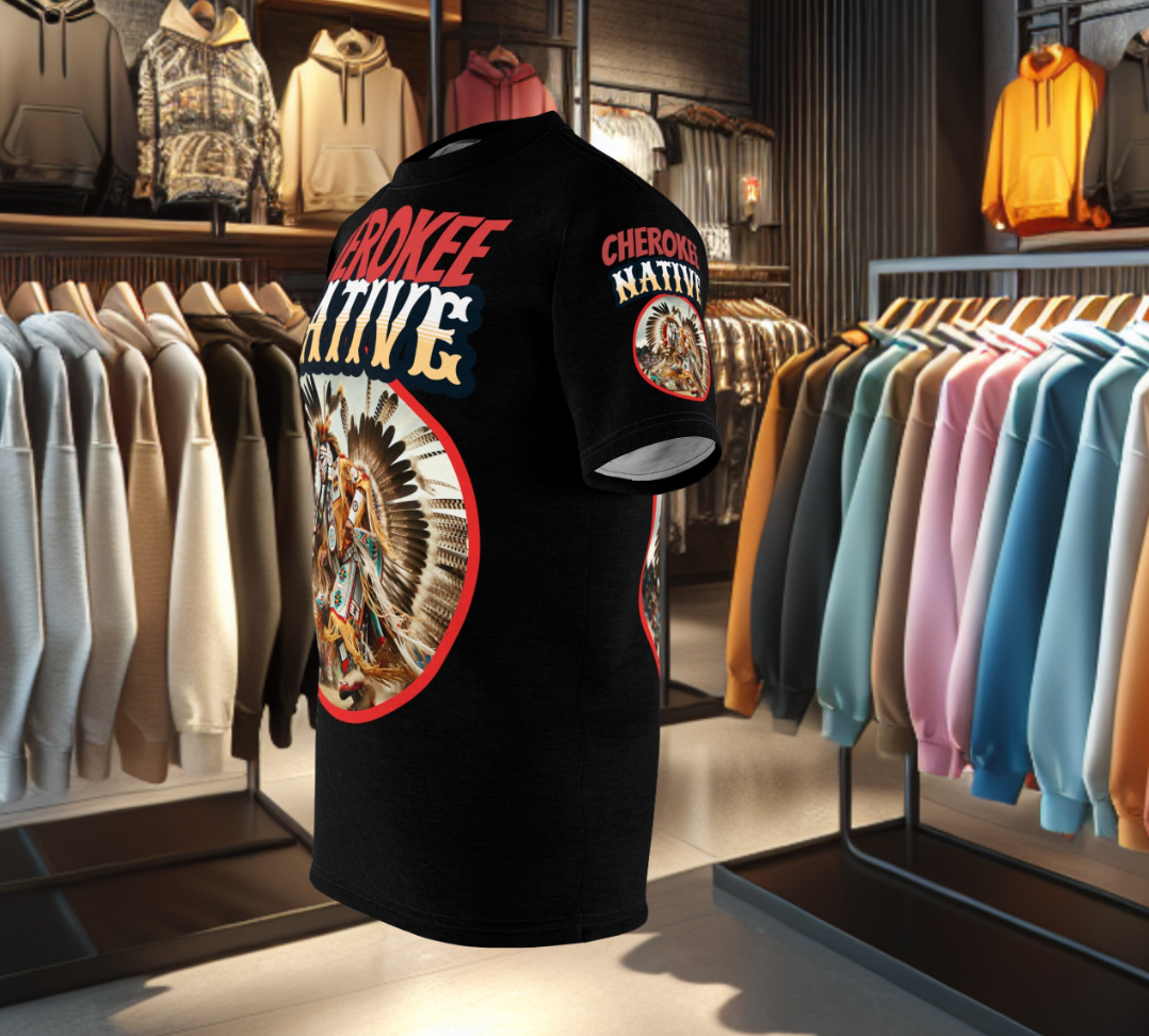 Cherokee Native Tee Black