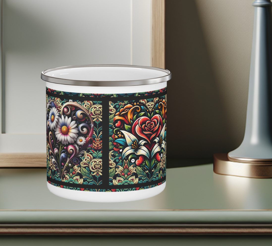 Enamel Mug - Owls Love Camping Mug