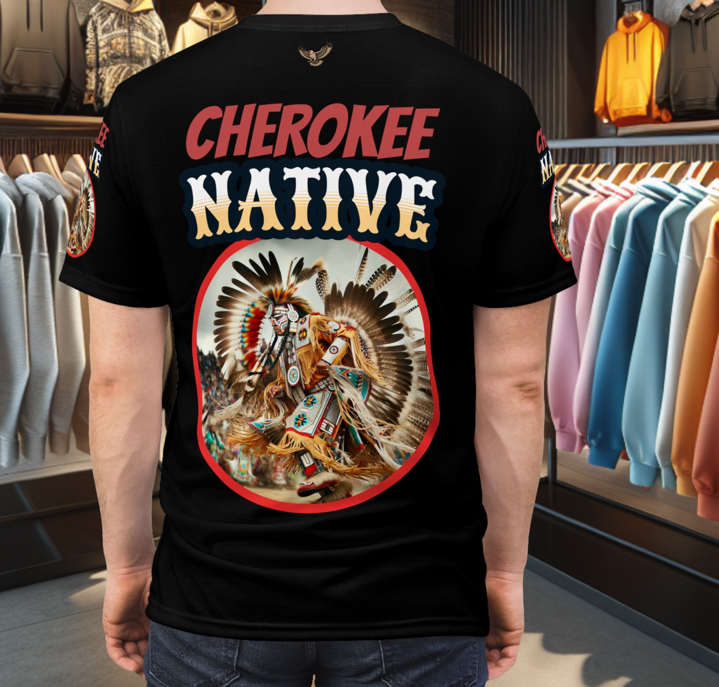 Cherokee Native Tee Black