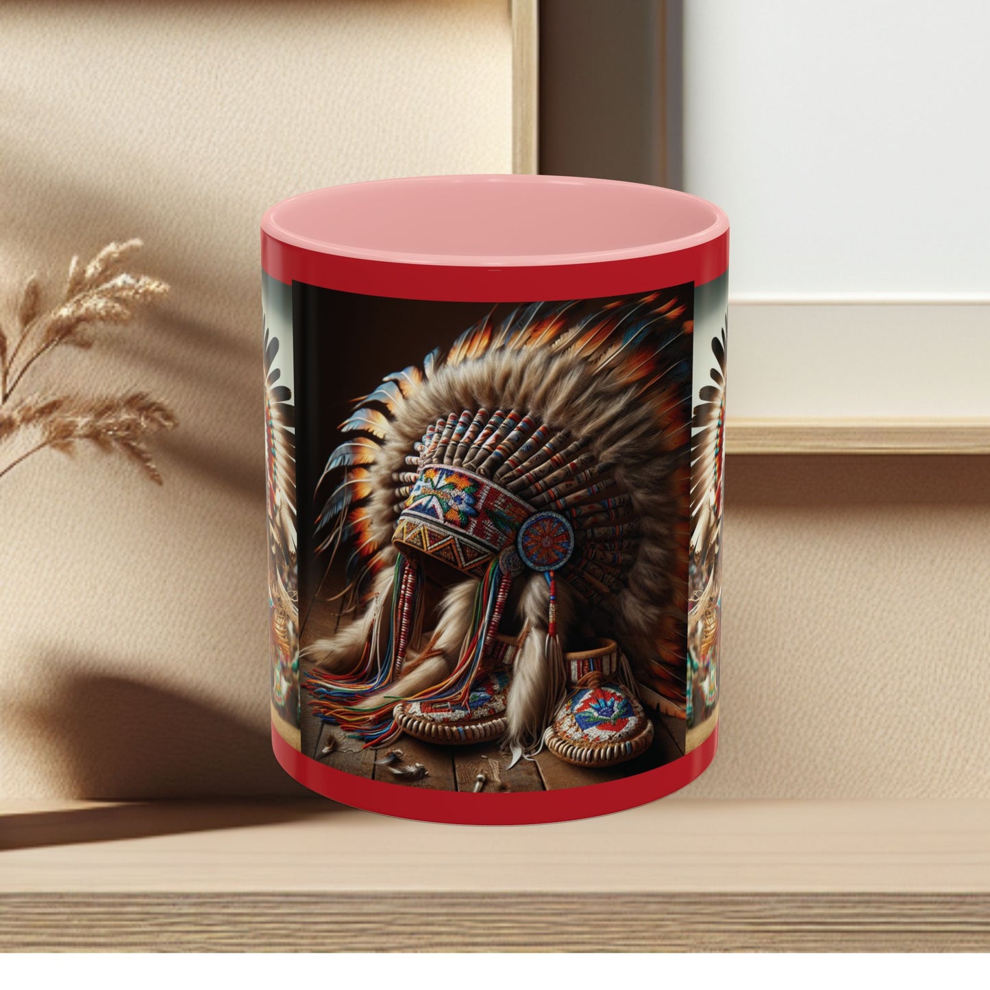 Mug- Native Dancer - Coffee Mug (11 oz, 15 oz) (AOP)
