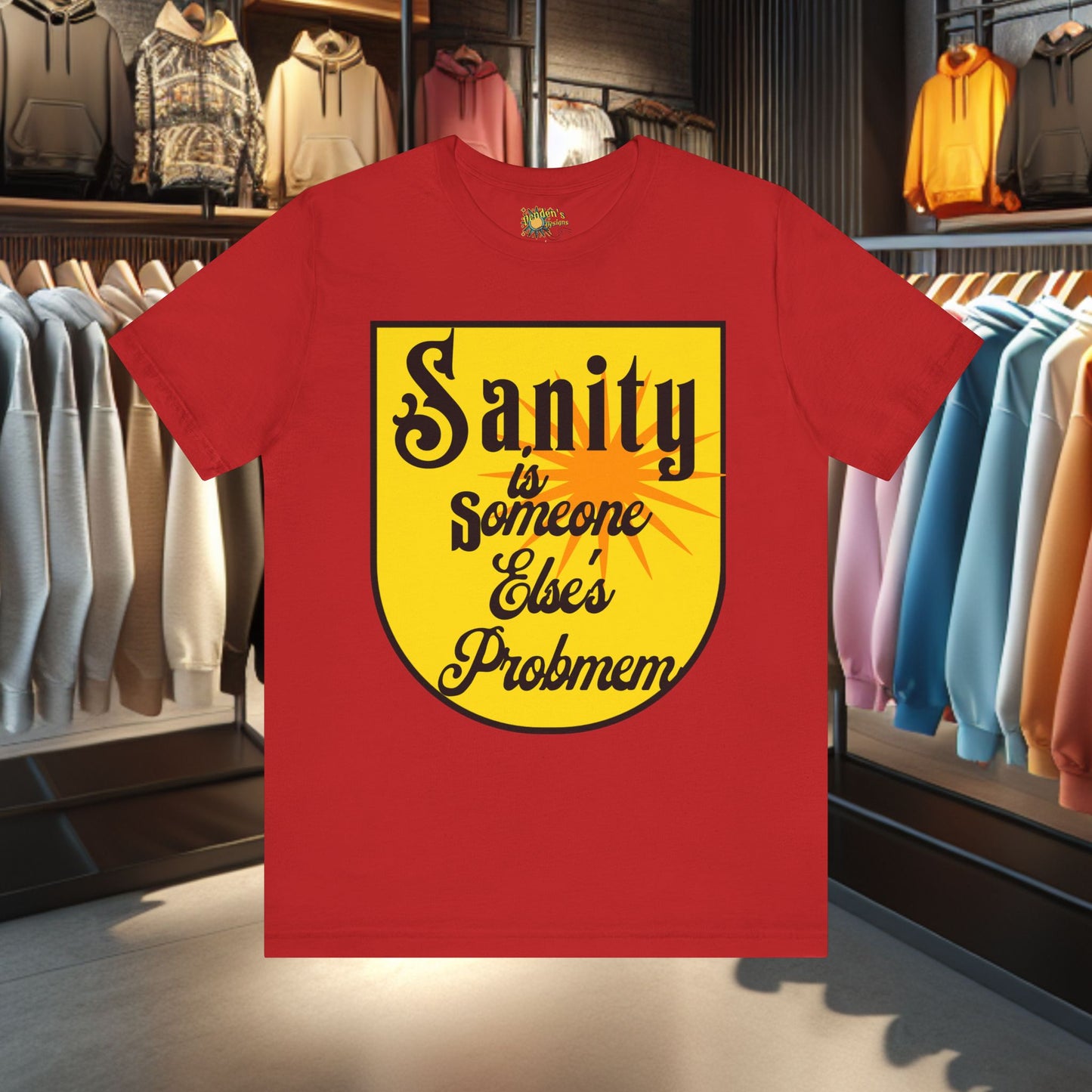 Funny Sanity Unisex Tee