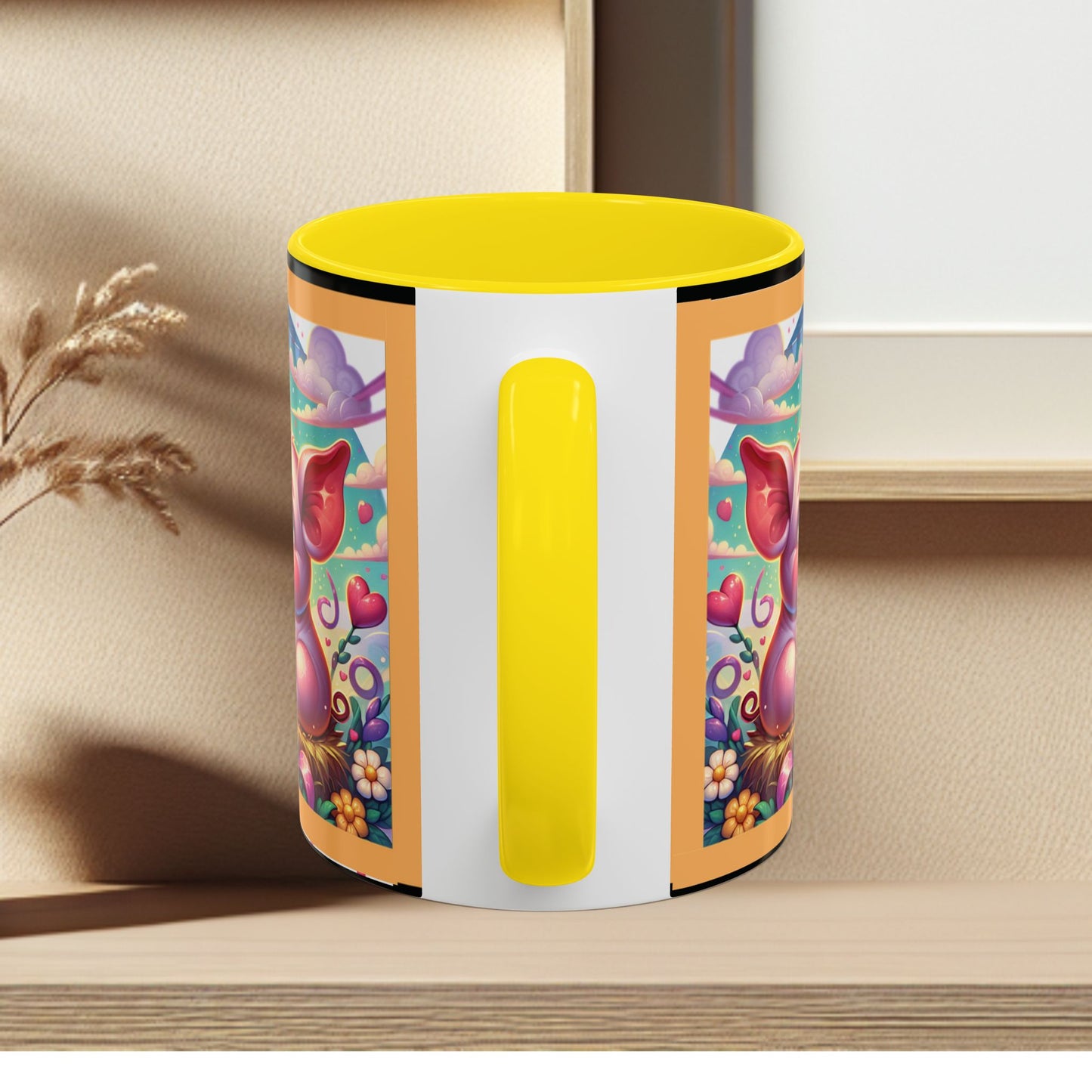 Coffee Mug Love Pigs Picknick 11, 15oz