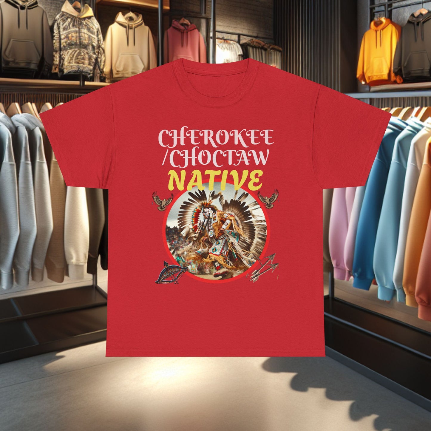 Cherokee / Choctaw Native- Heavy Cotton Tee