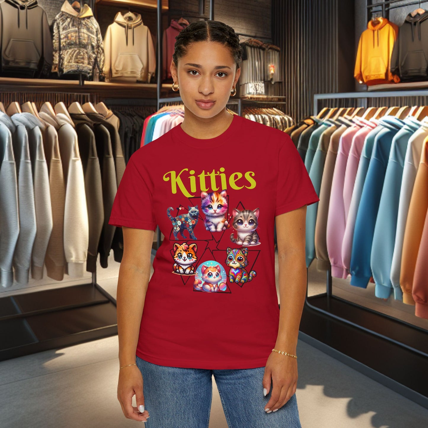 Kitties Unisex T-Shirt - Cat Lover's Gift, Cute Cats