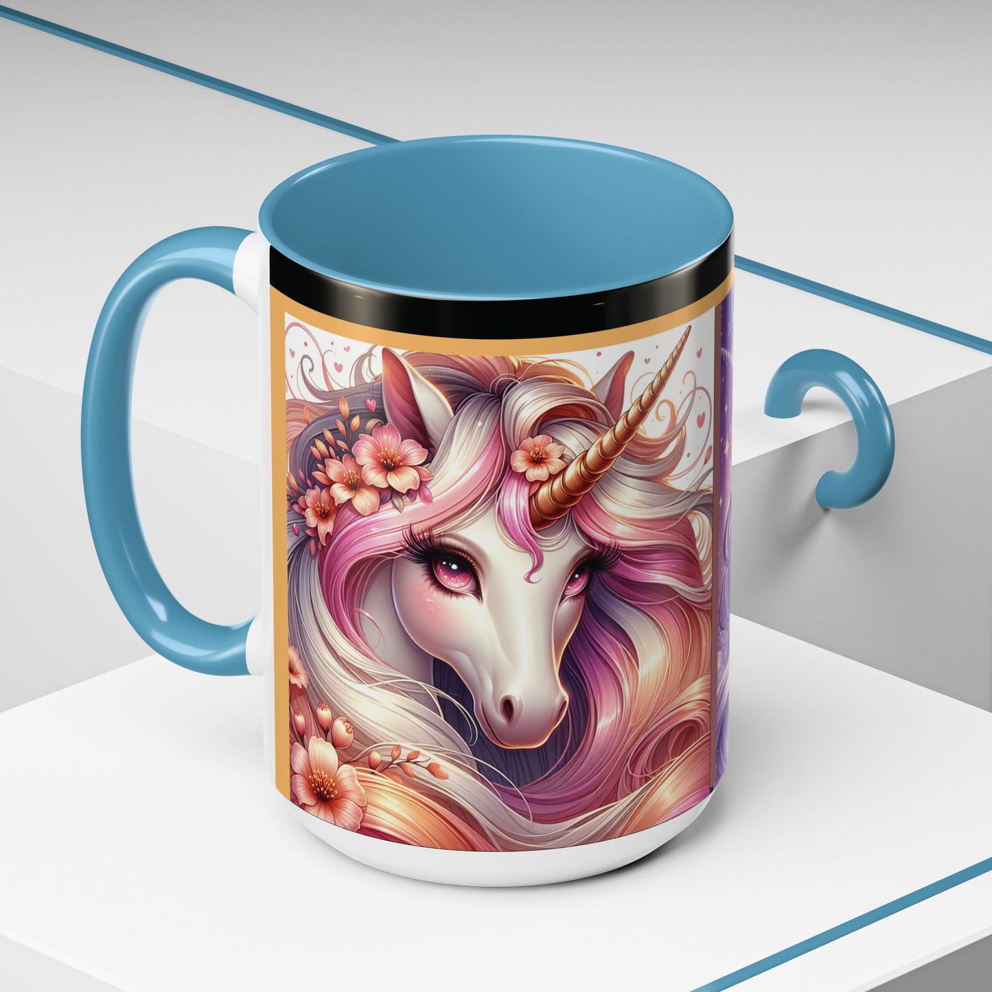 Mug Coffee Unicorns Night and Day - 11oz, 15oz