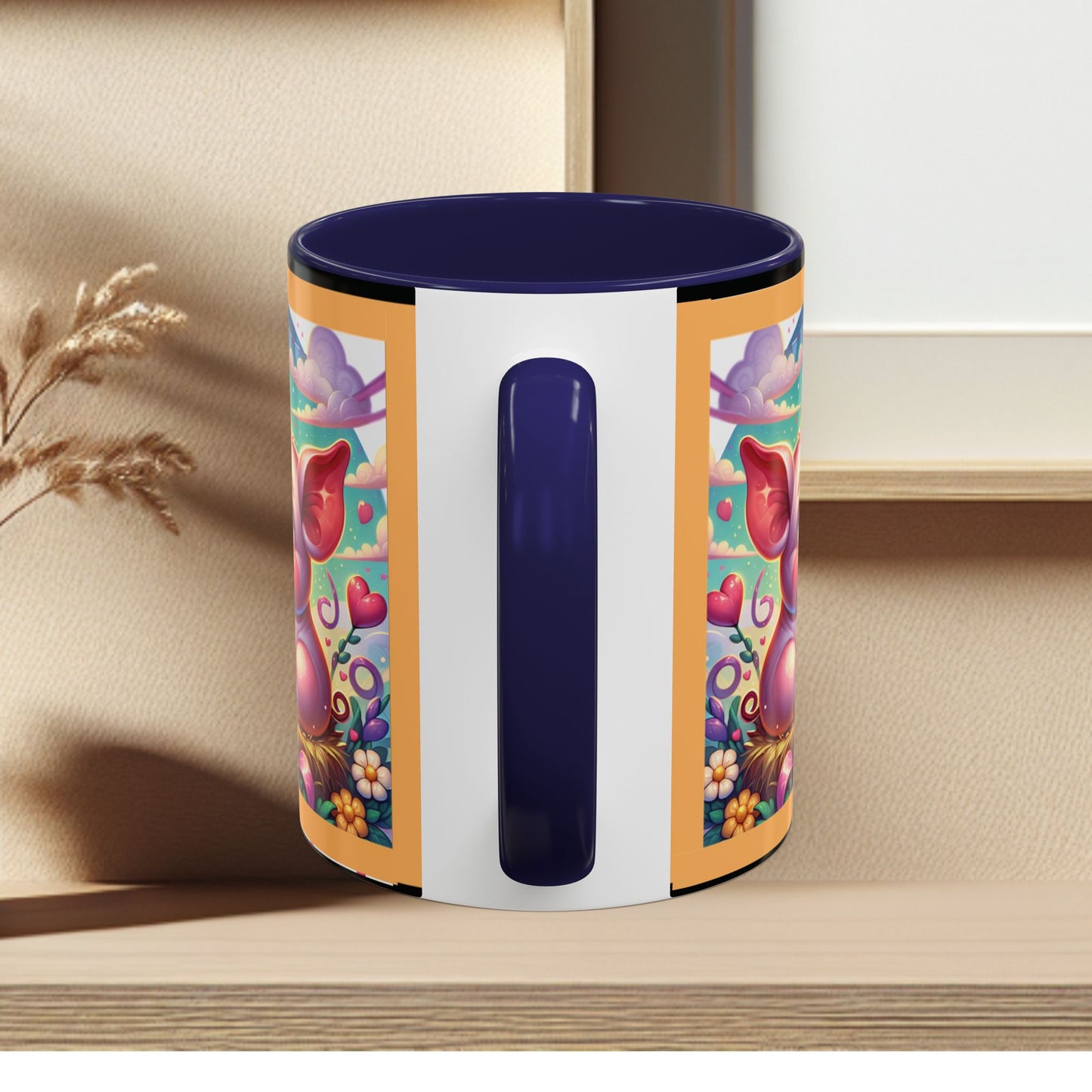 Coffee Mug Love Pigs Picknick 11, 15oz