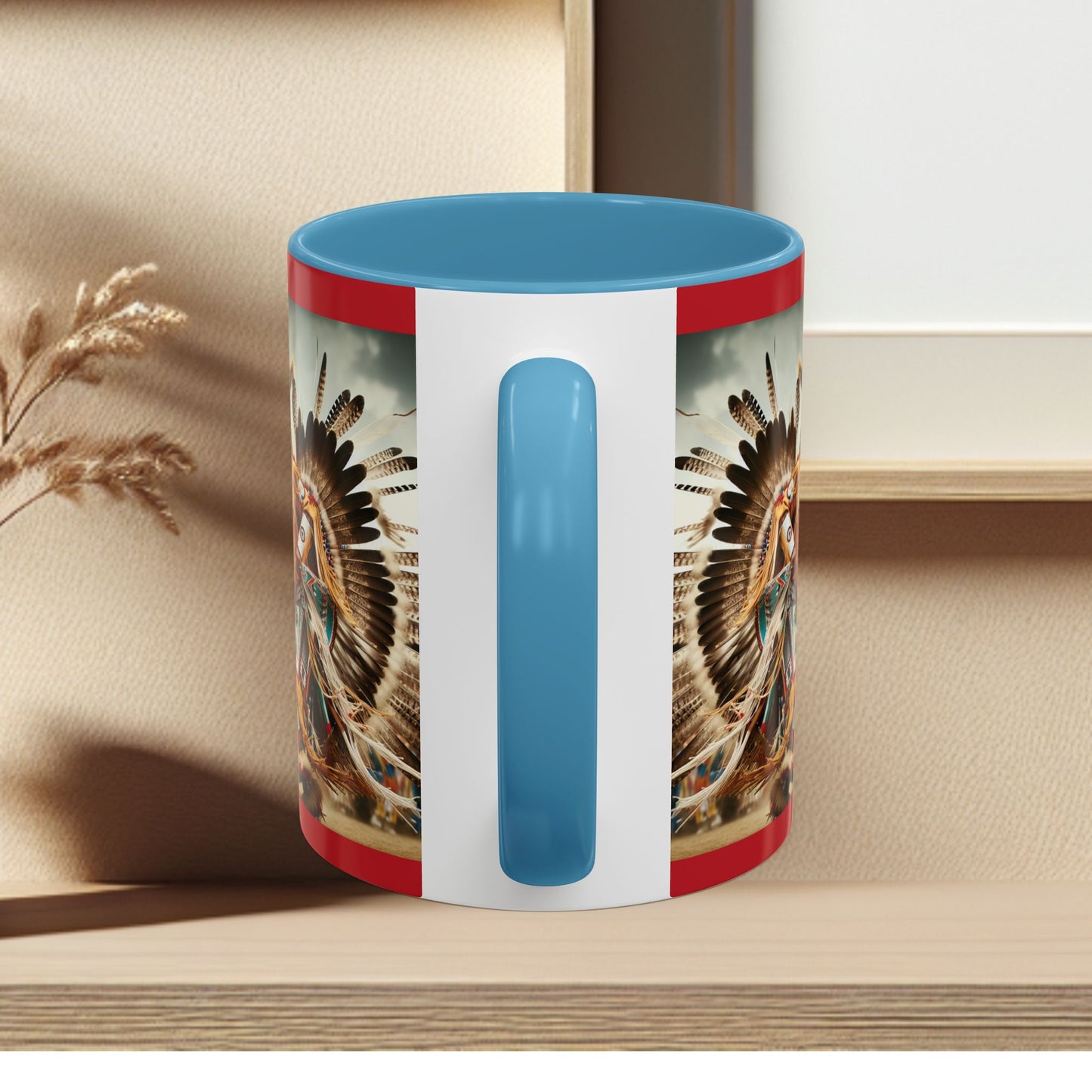 Mug- Native Dancer - Coffee Mug (11 oz, 15 oz) (AOP)