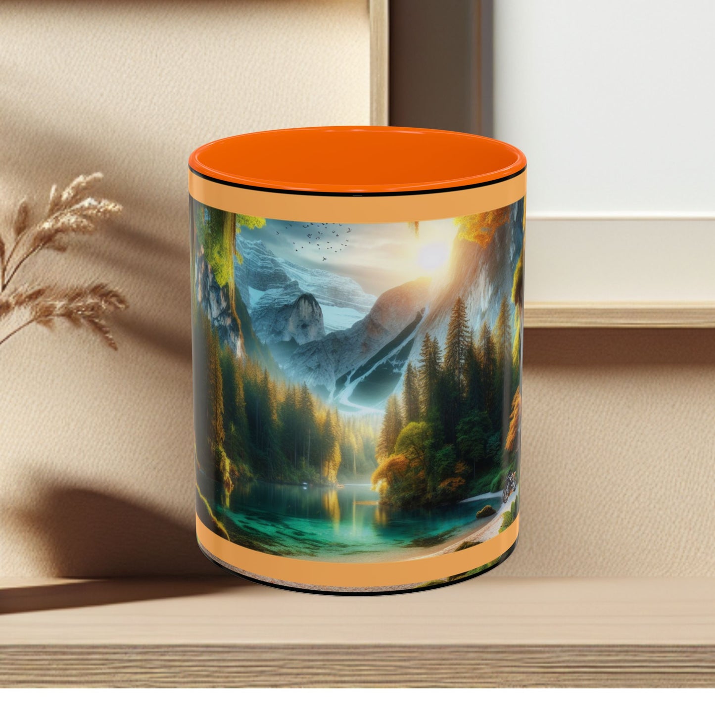 Mug: By the River-Accent Coffee Mug (11oz, 15oz)