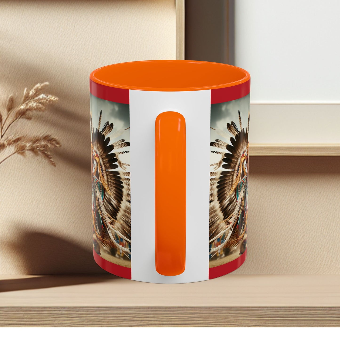 Mug- Native Dancer - Coffee Mug (11 oz, 15 oz) (AOP)