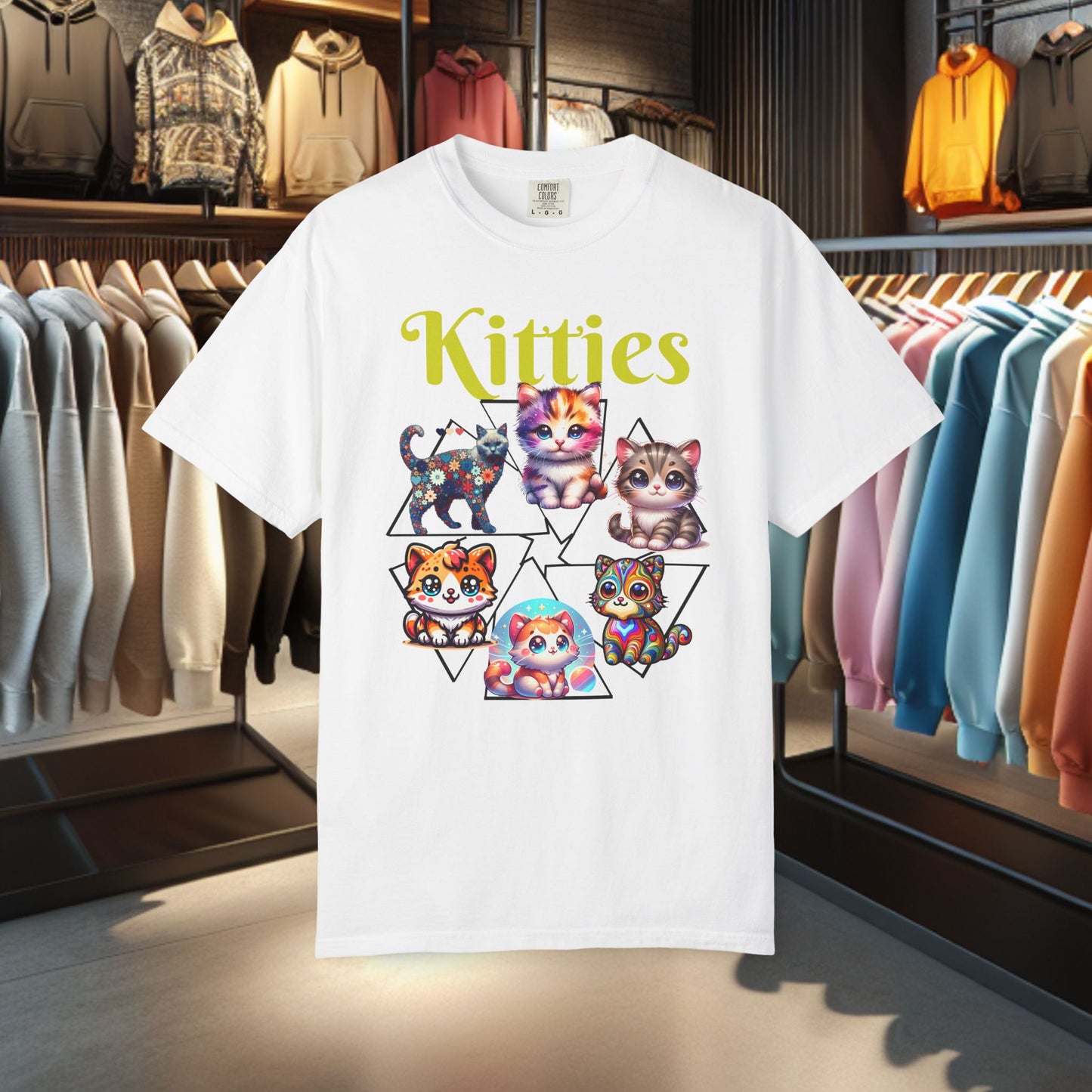 Kitties Unisex T-Shirt - Cat Lover's Gift, Cute Cats