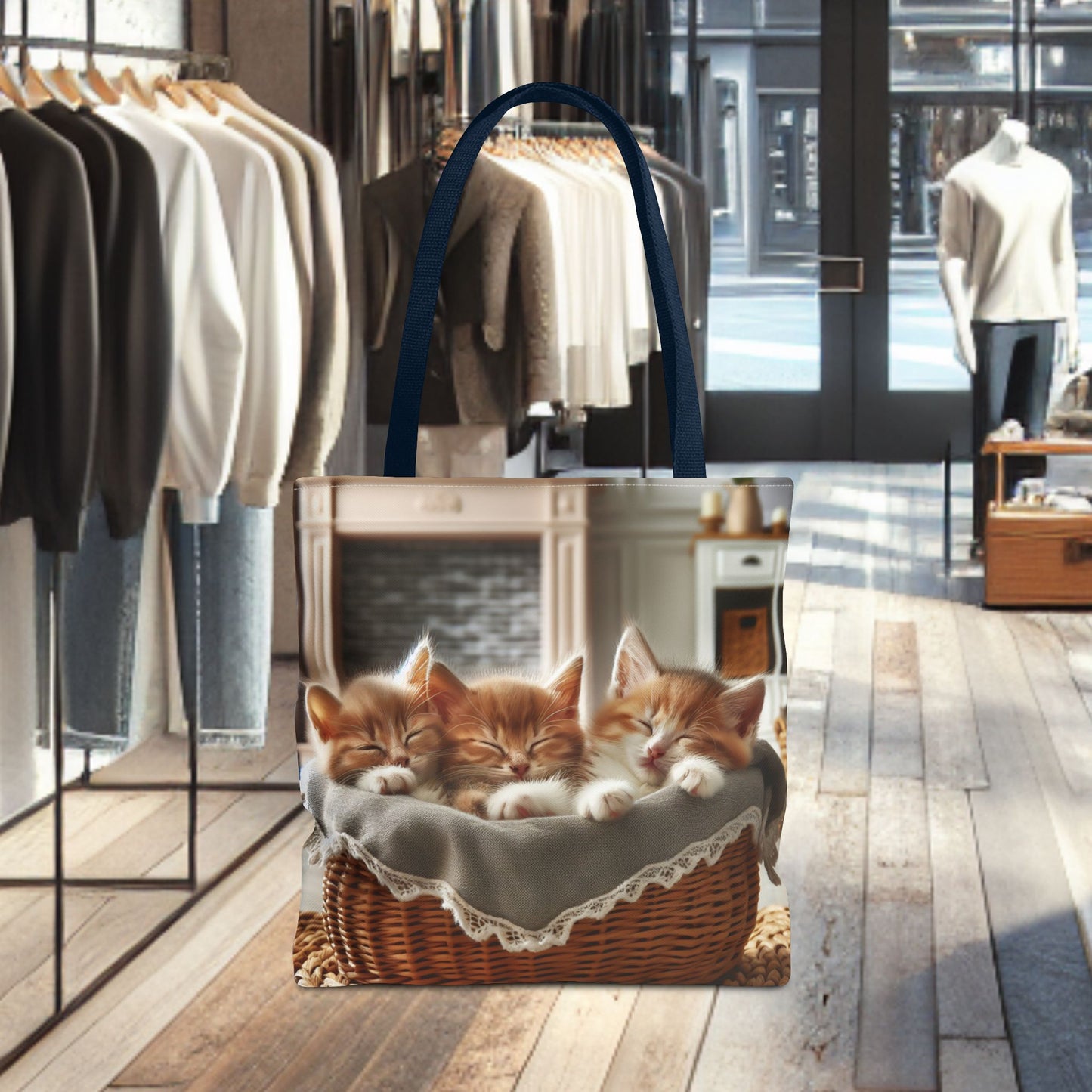 Tote Bag- Cat Nap - Tote Bag (AOP)