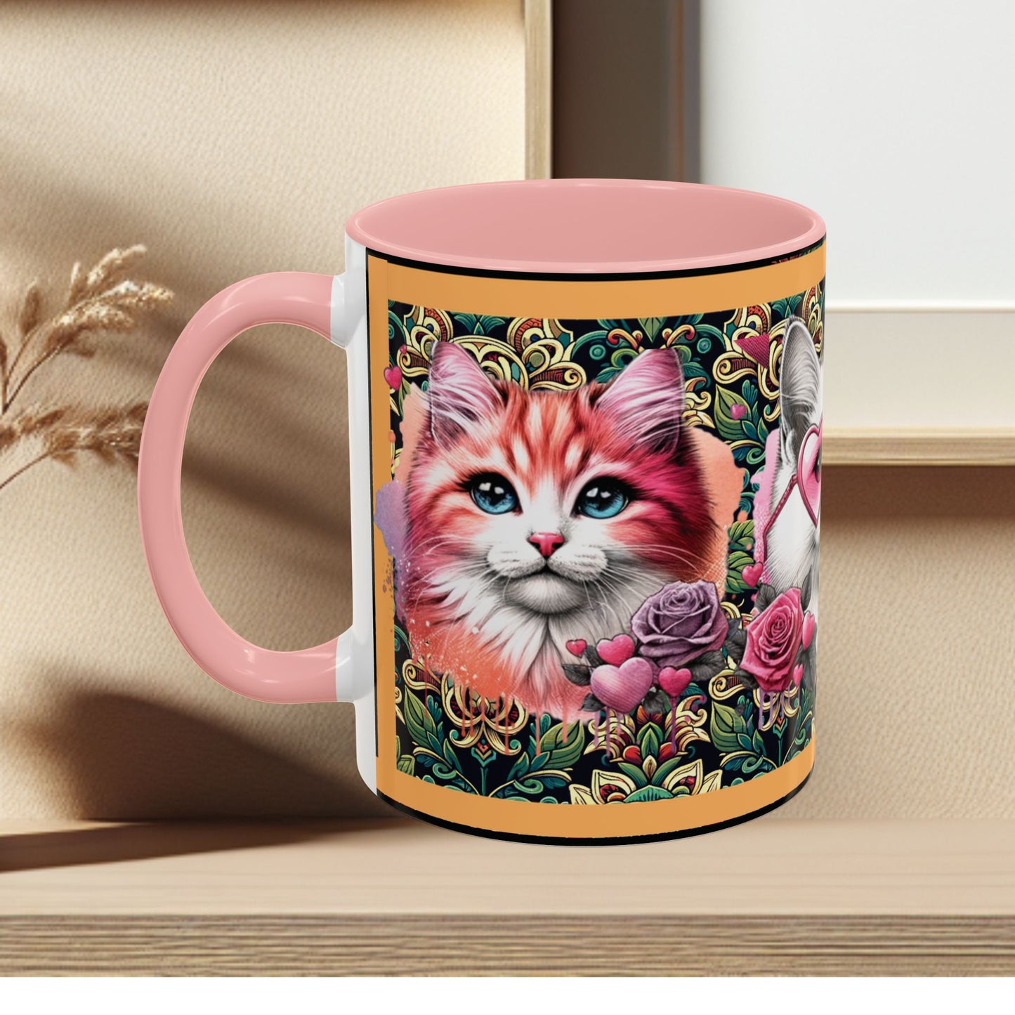 Coffee Mug Kittens Friends