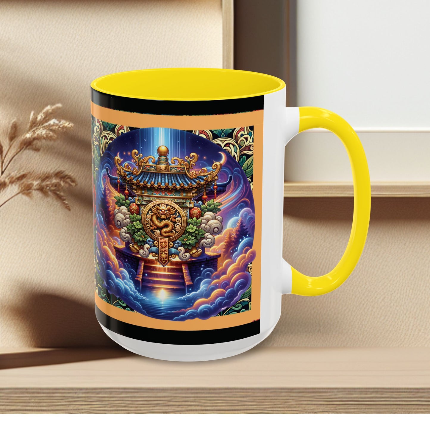 Mug Mystic Temple Rose Coffee Mug 11oz 15oz