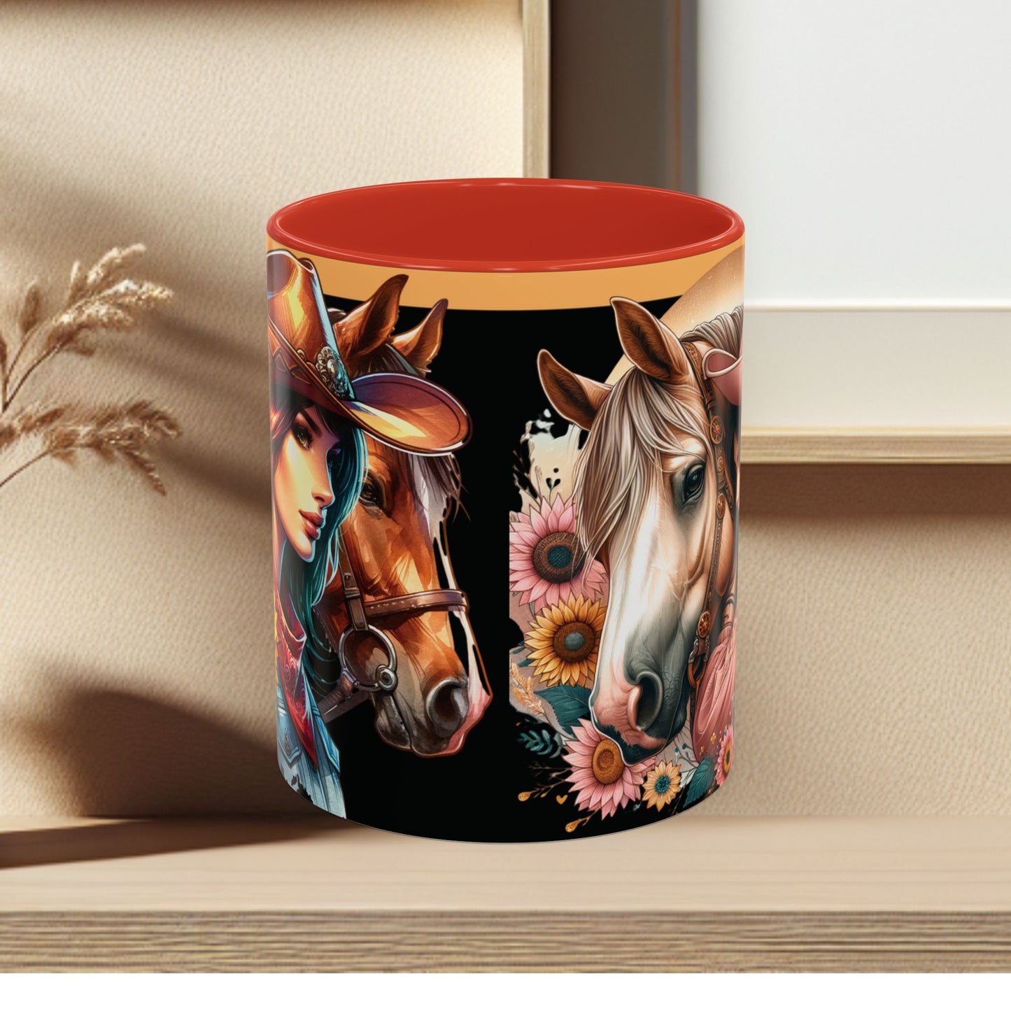 Coffee Mug Cowgirls and they're Horses