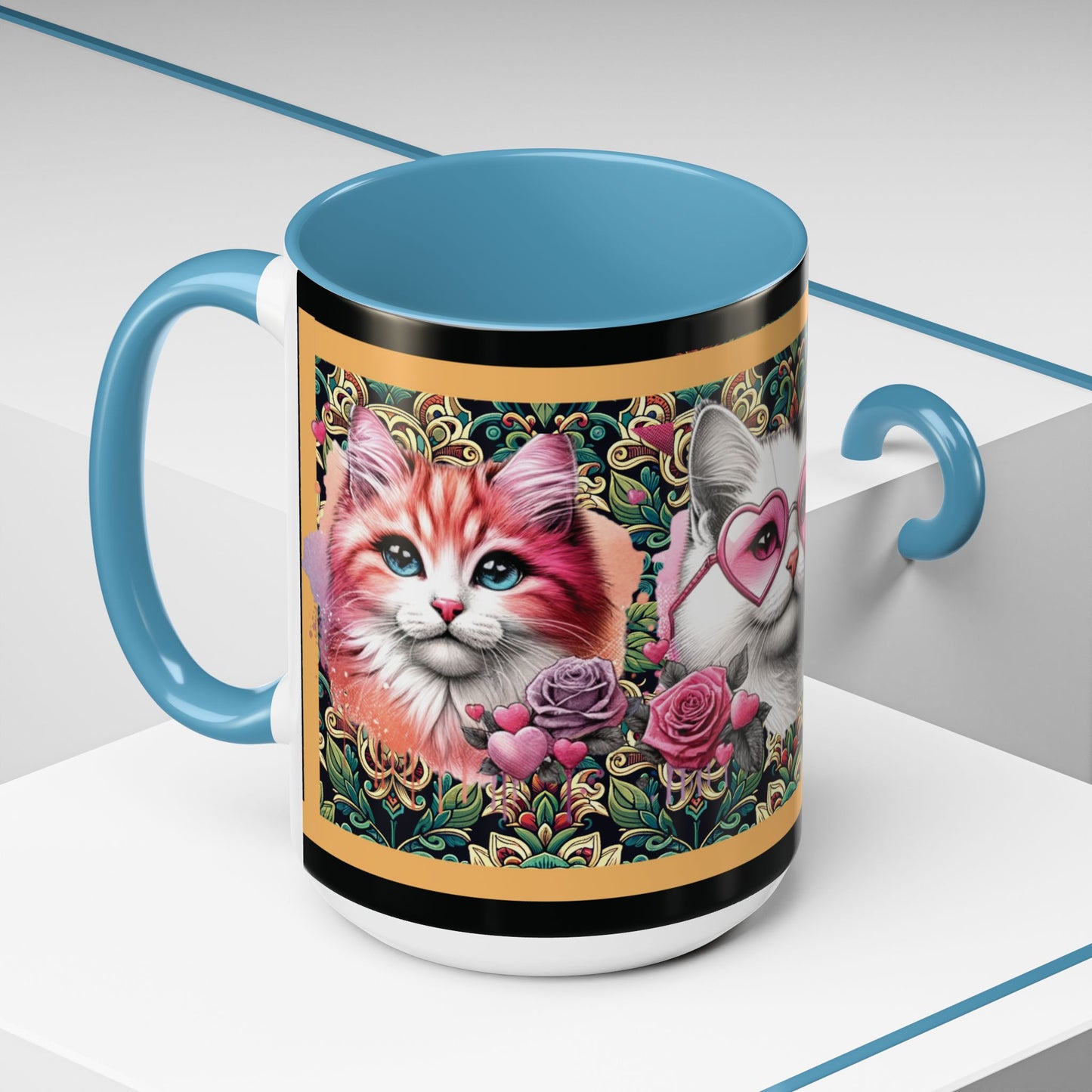 Coffee Mug Kittens Friends